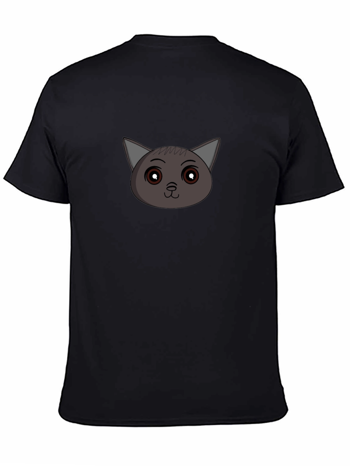 Cute Cat Face Graphic T-Shirt