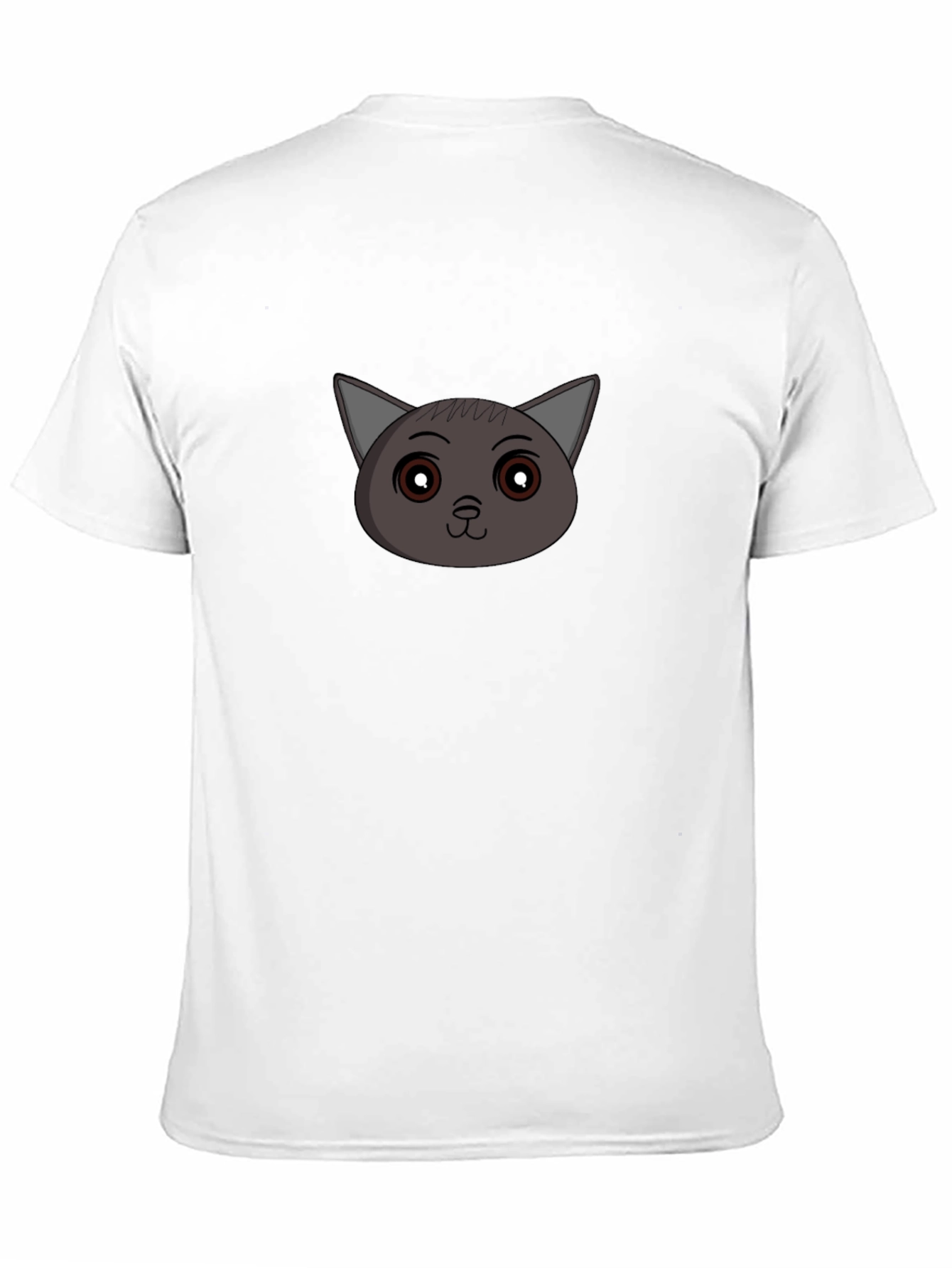 Cute Cat Face Graphic T-Shirt