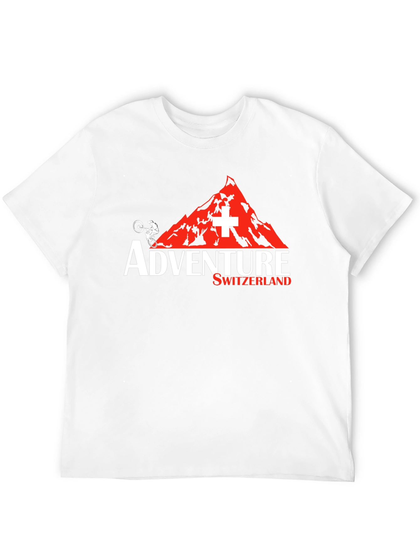 Adventure Switzerland Mountain Biking T-Shirt