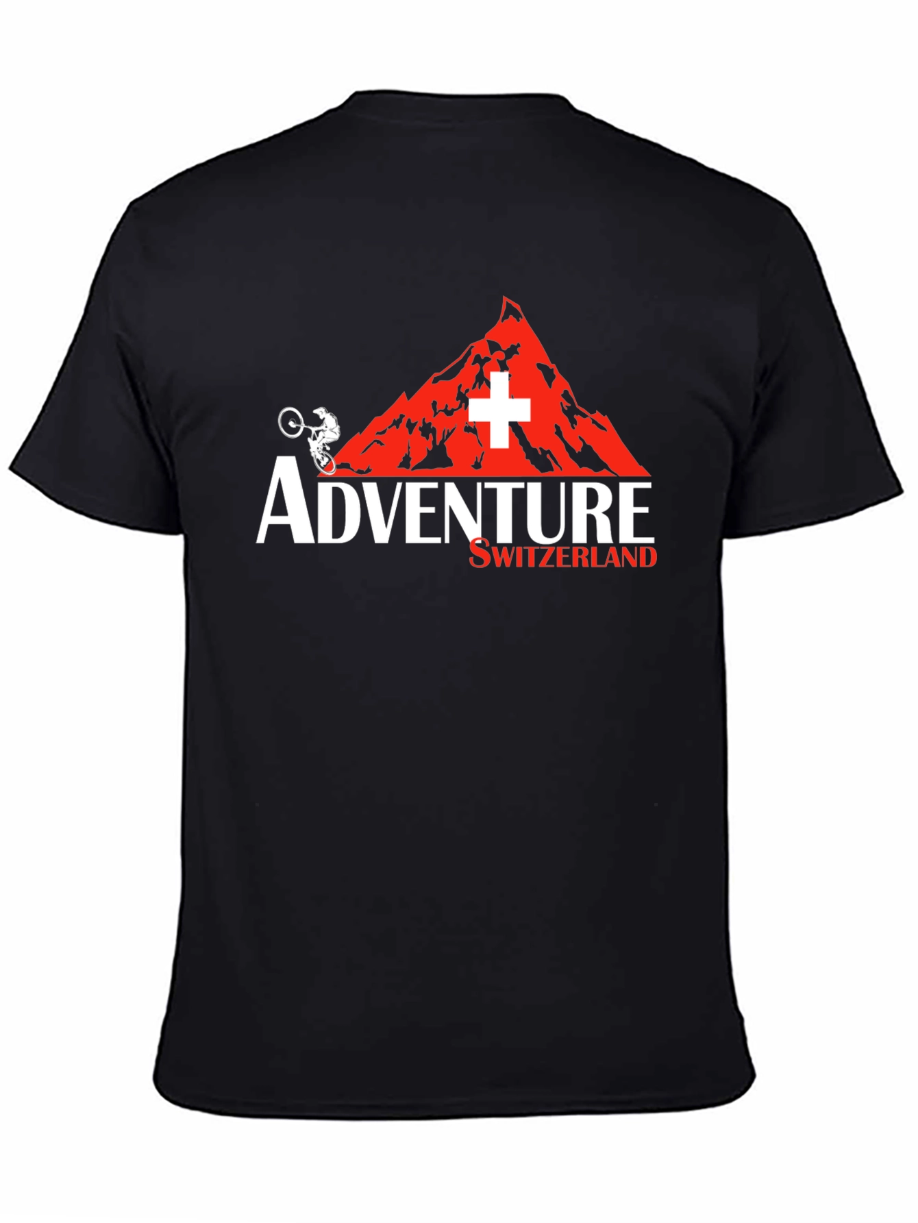 Adventure Switzerland Mountain Biking T-Shirt