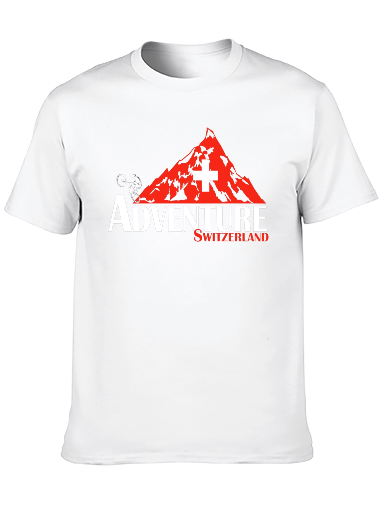 Adventure Switzerland Mountain Biking T-Shirt