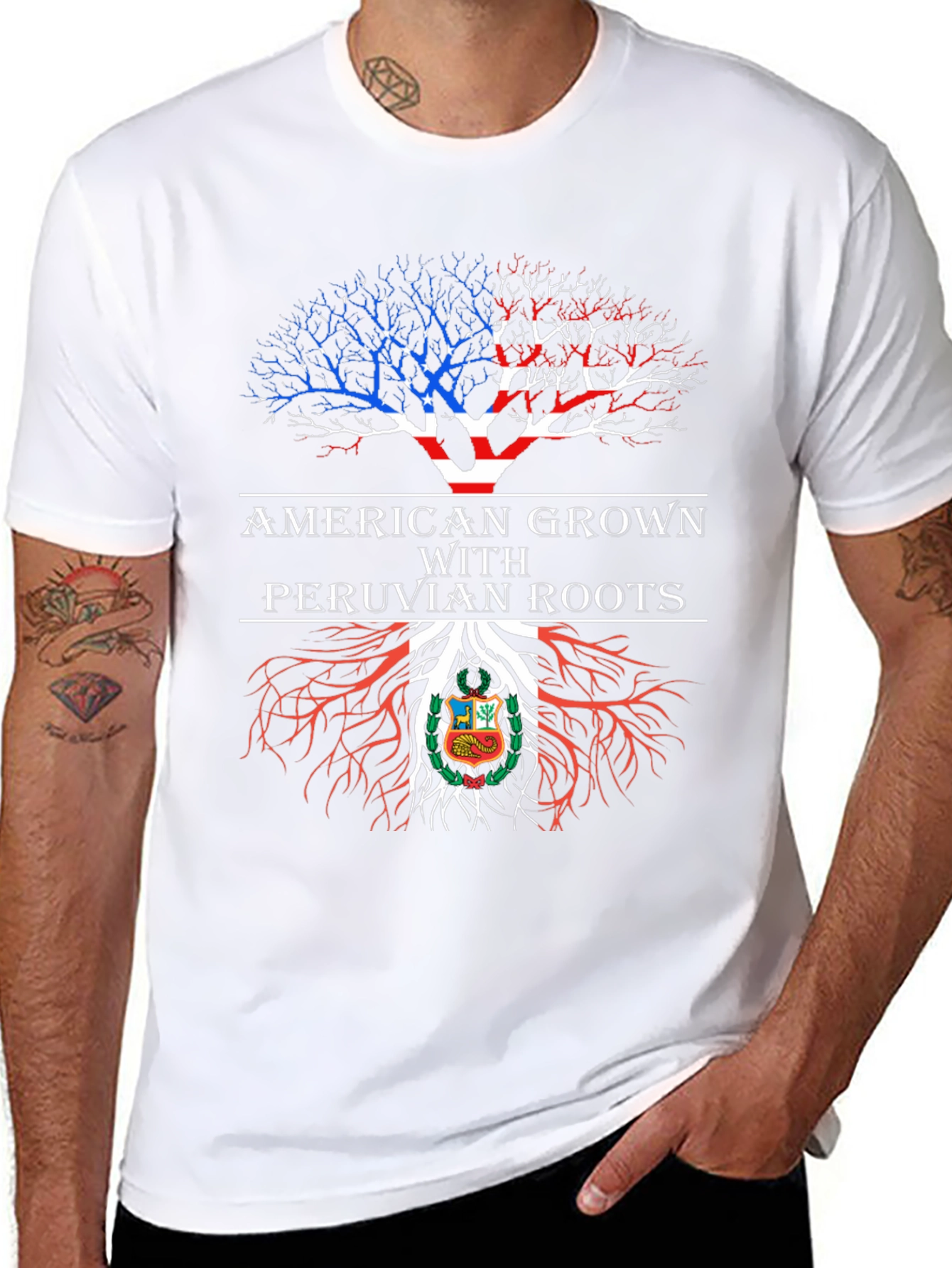 American Grown Peruvian Roots T-Shirt