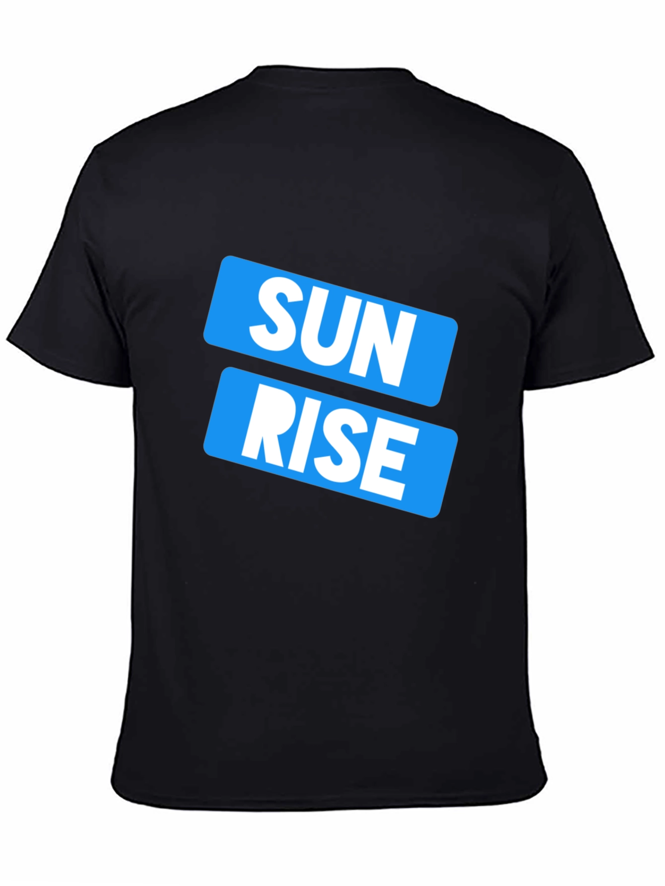 Sunrise Graphic Print Crew Neck Mens T-Shirt
