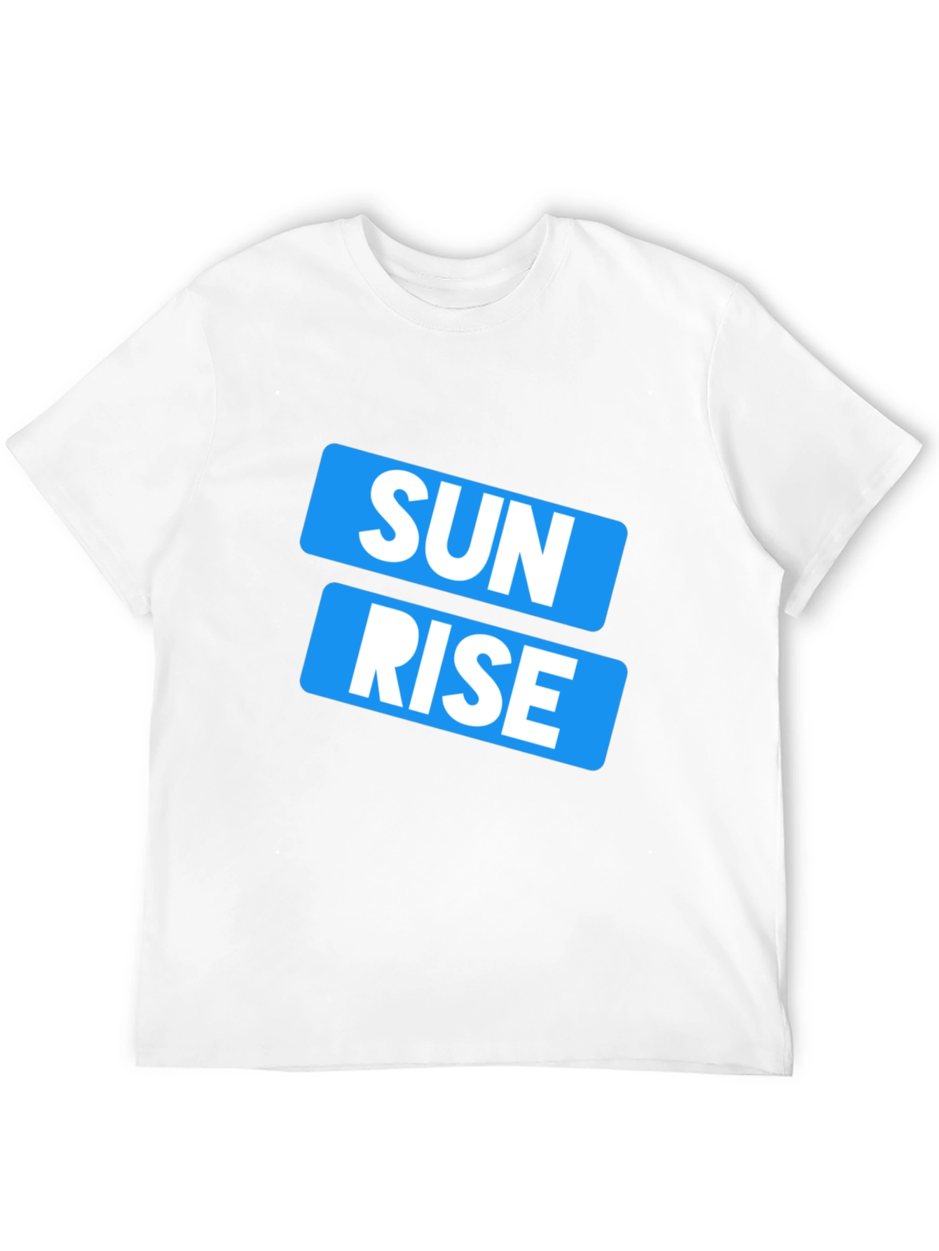 Sunrise Graphic Print Crew Neck Mens T-Shirt