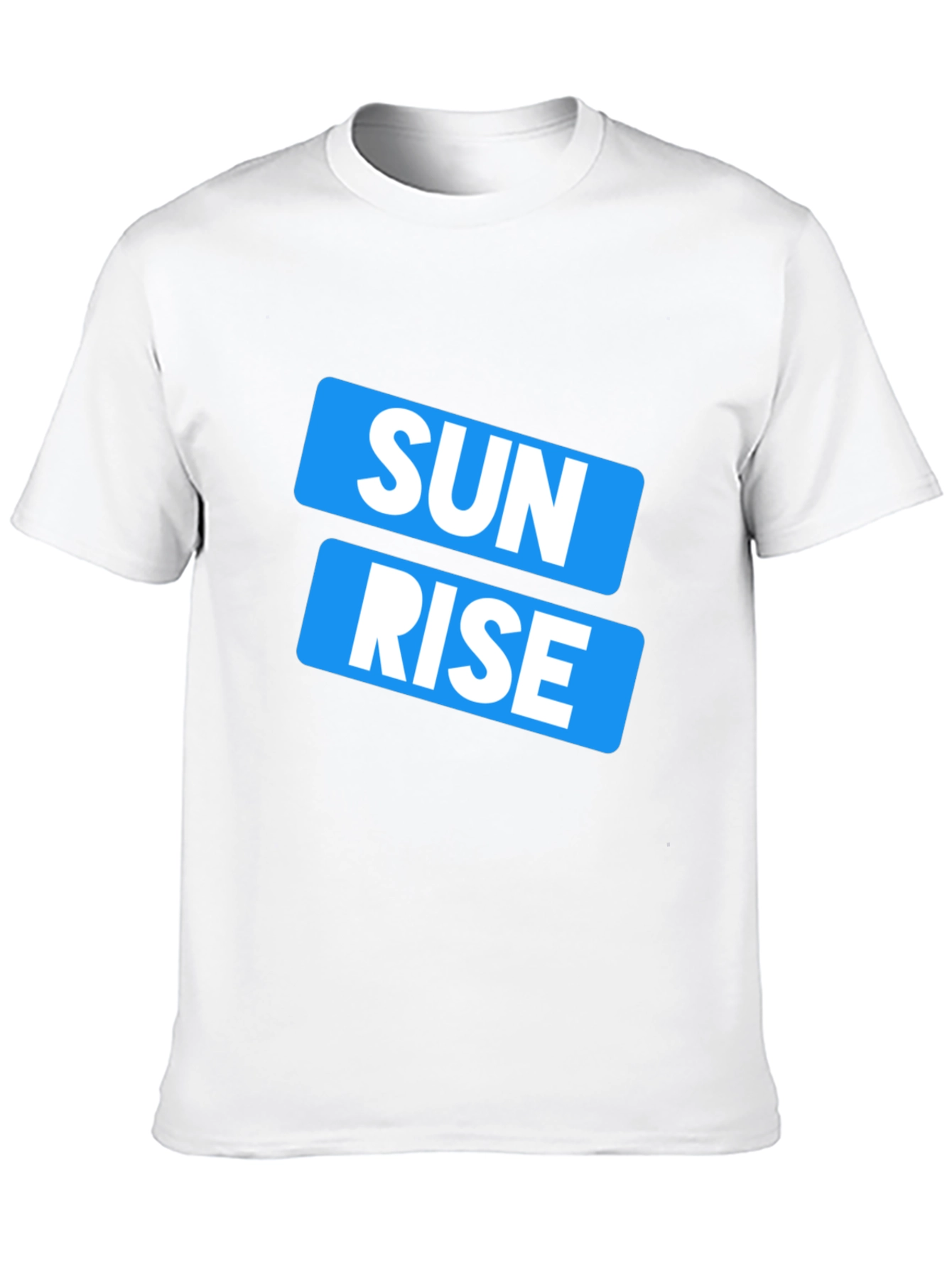 Sunrise Graphic Print Crew Neck Mens T-Shirt