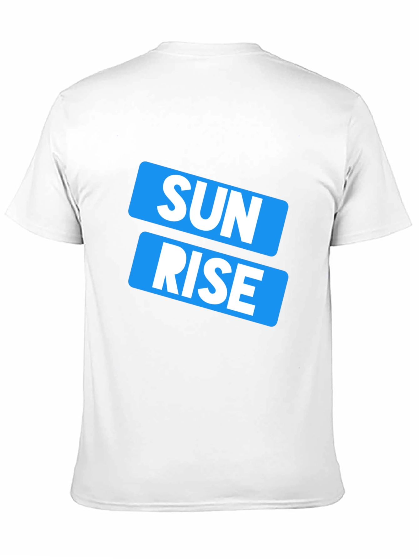 Sunrise Graphic Print Crew Neck Mens T-Shirt