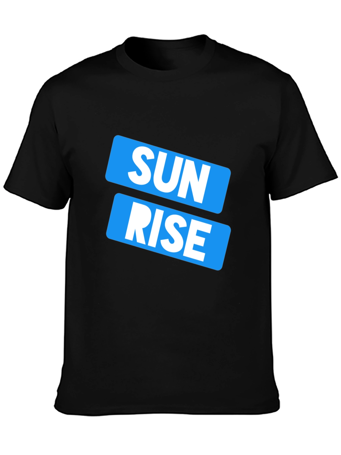 Sunrise Graphic Print Crew Neck Mens T-Shirt