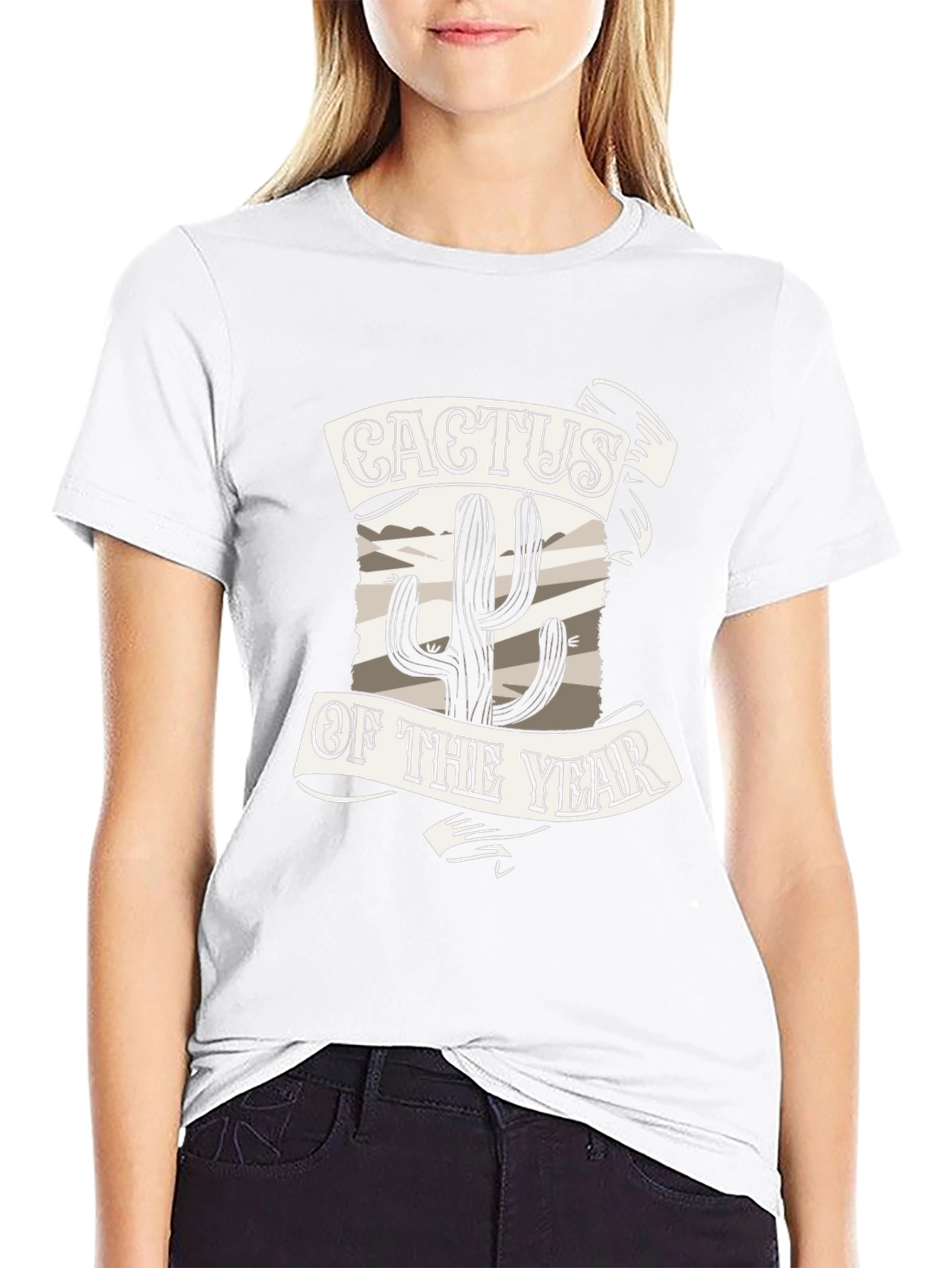 Cactus of the Year Graphic Tee - Black