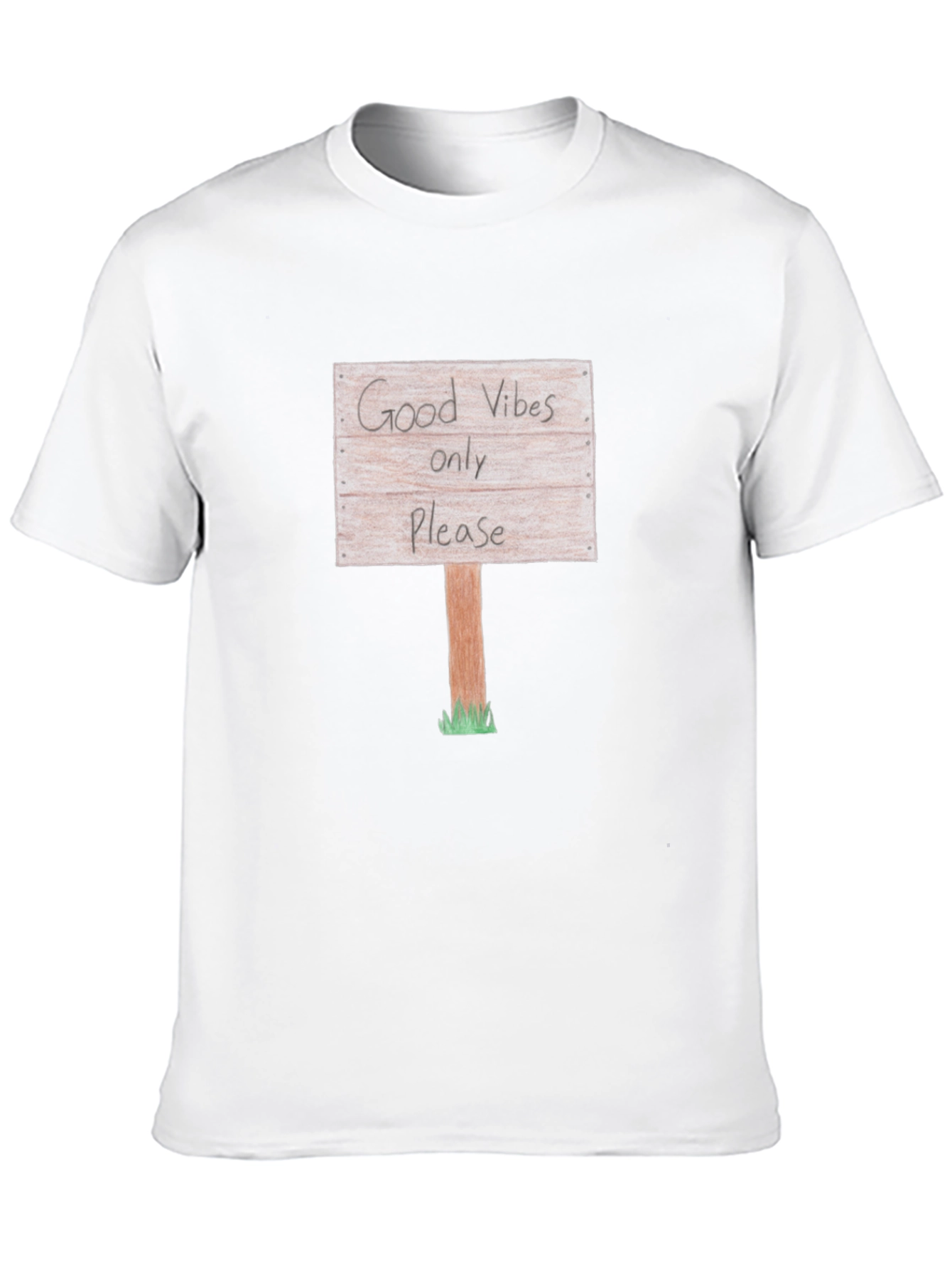 Good Vibes Only Graphic T-Shirt - Casual Style