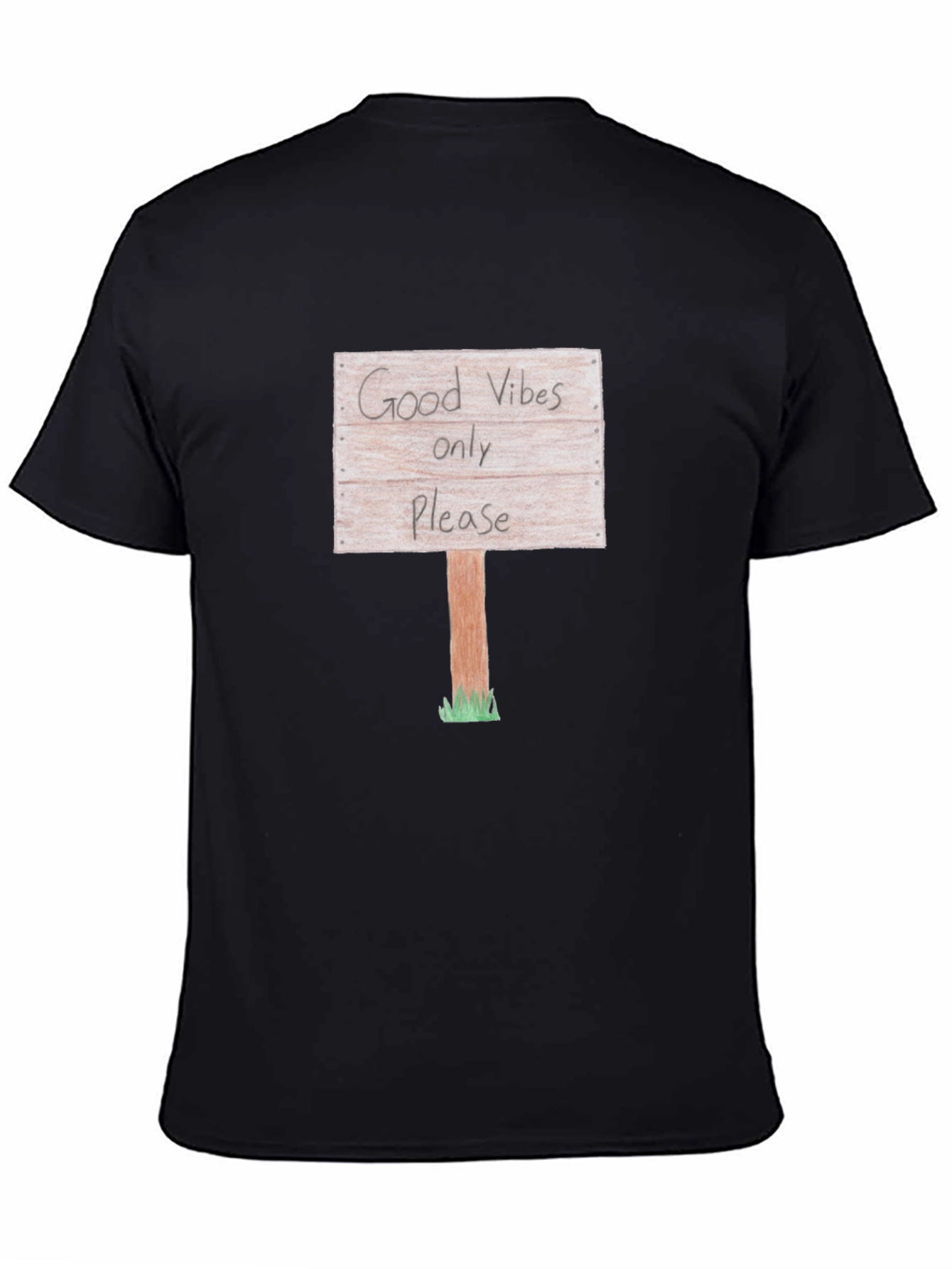 Good Vibes Only Graphic T-Shirt - Casual Style