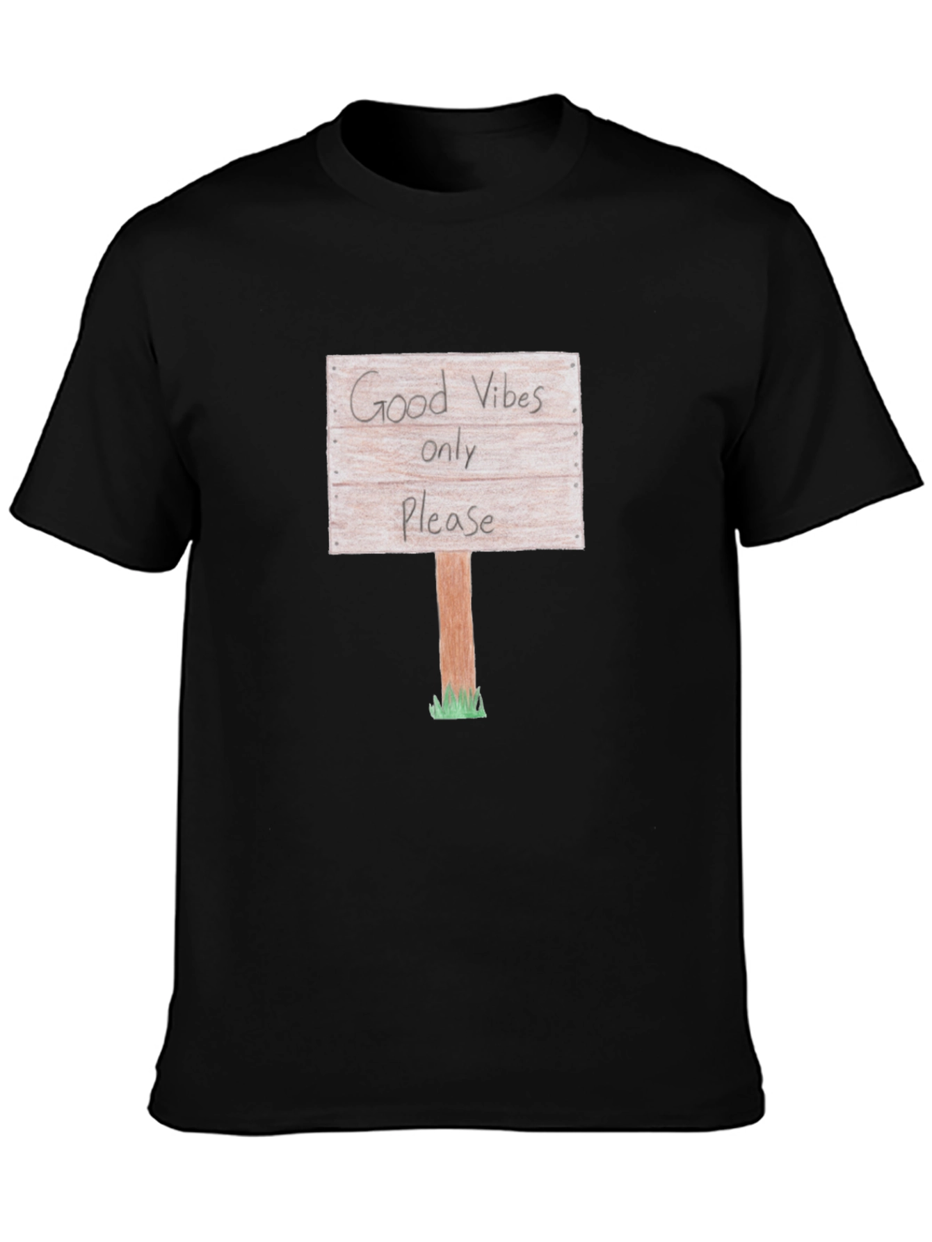 Good Vibes Only Graphic T-Shirt - Casual Style