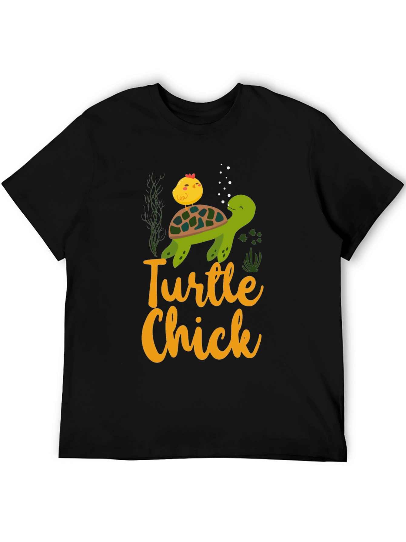 Turtle Chick Graphic T-Shirt - Cute Animal Design