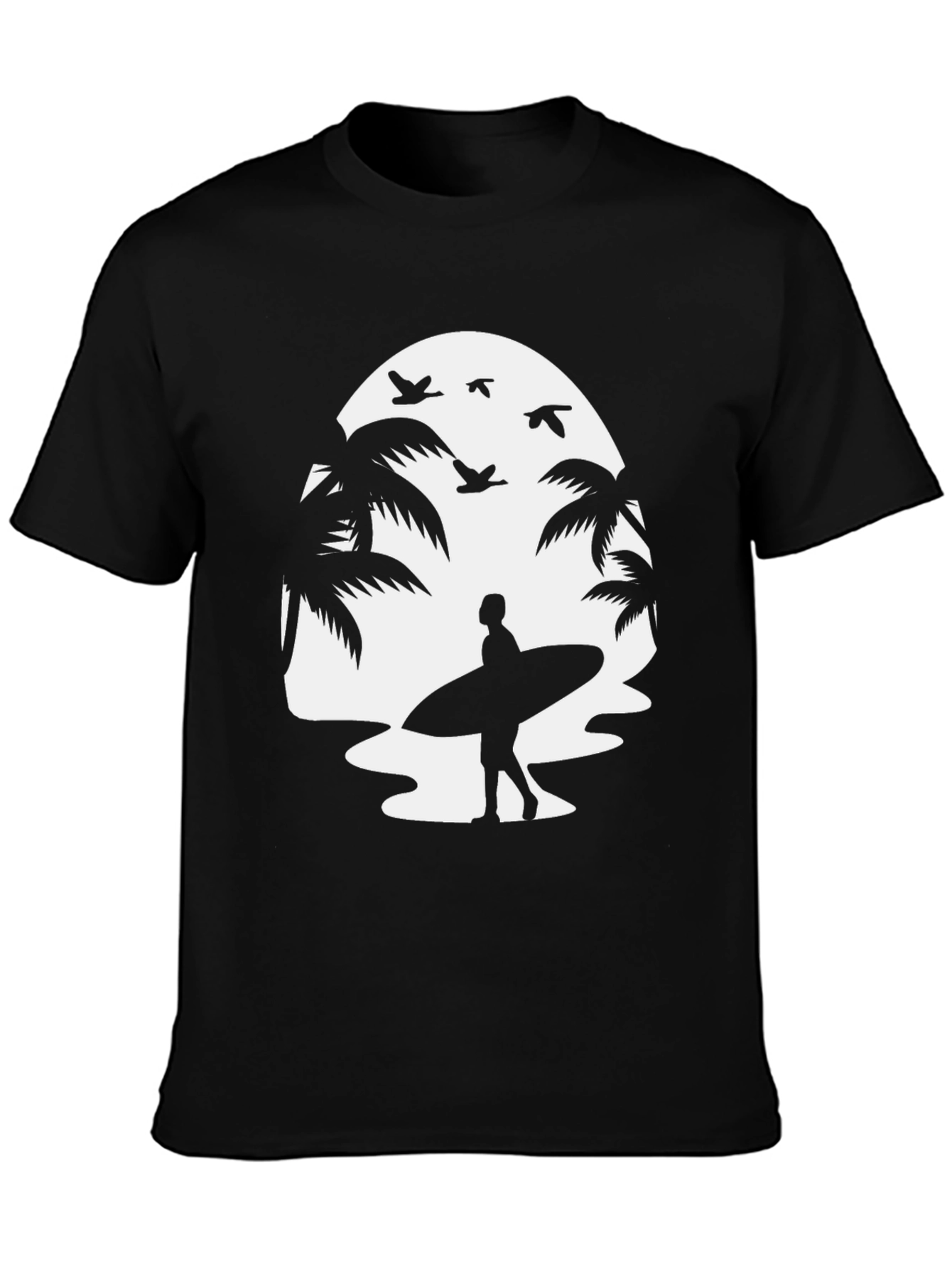 Surfer Graphic Tee - Beach Life T-Shirt