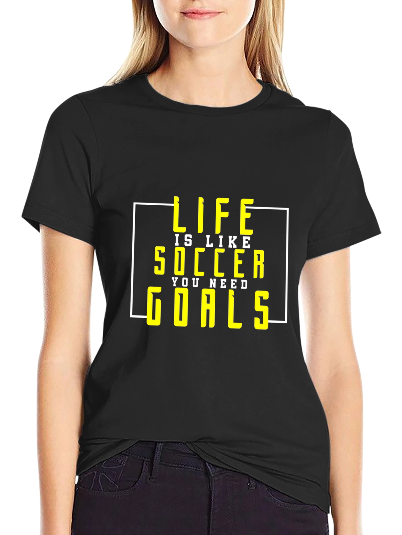 Life Is Like Soccer T-Shirt - Goals Tee