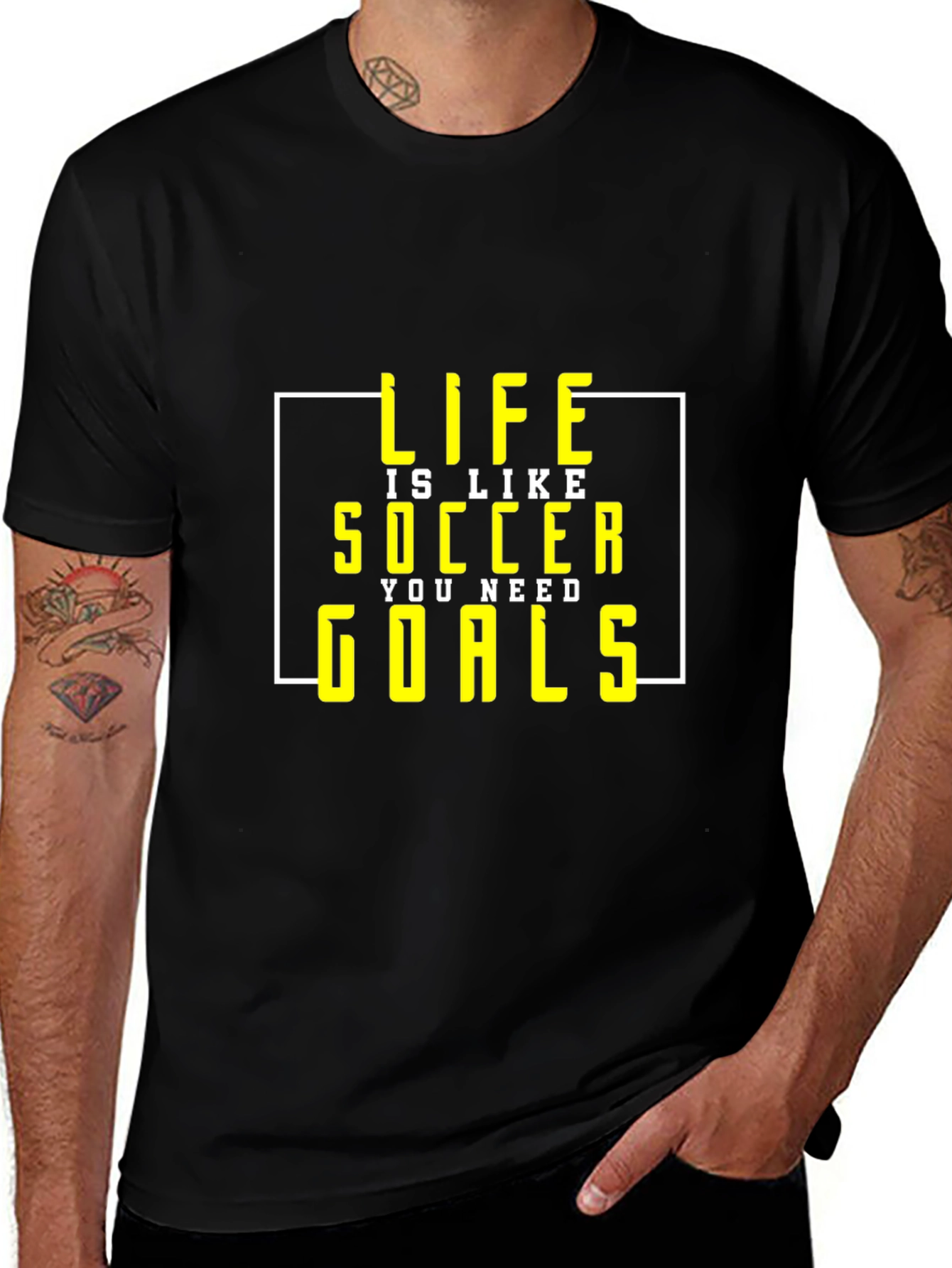 Life Is Like Soccer T-Shirt - Goals Tee