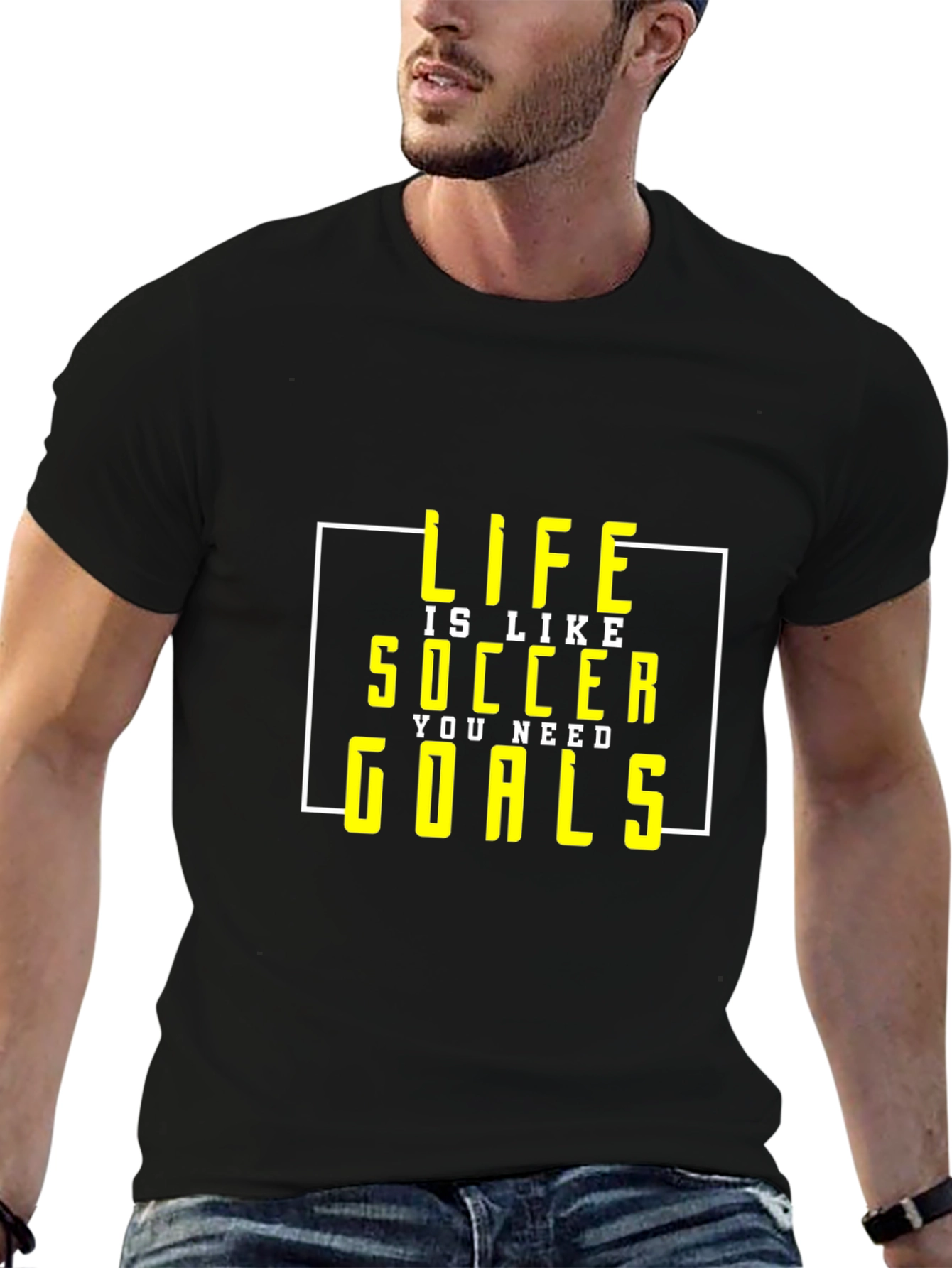 Life Is Like Soccer T-Shirt - Goals Tee