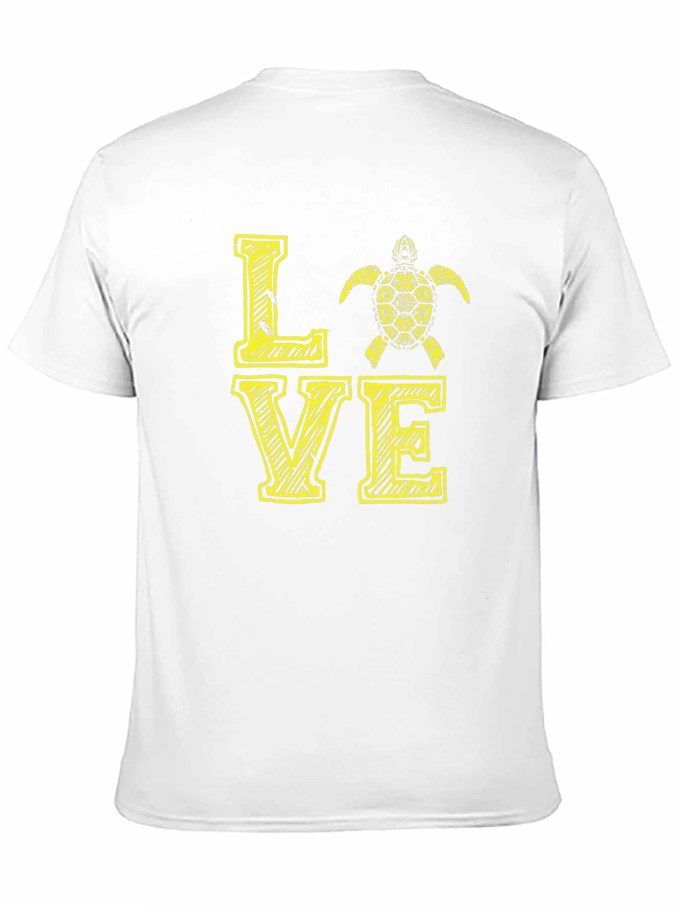 Love Turtle Black Graphic Tee