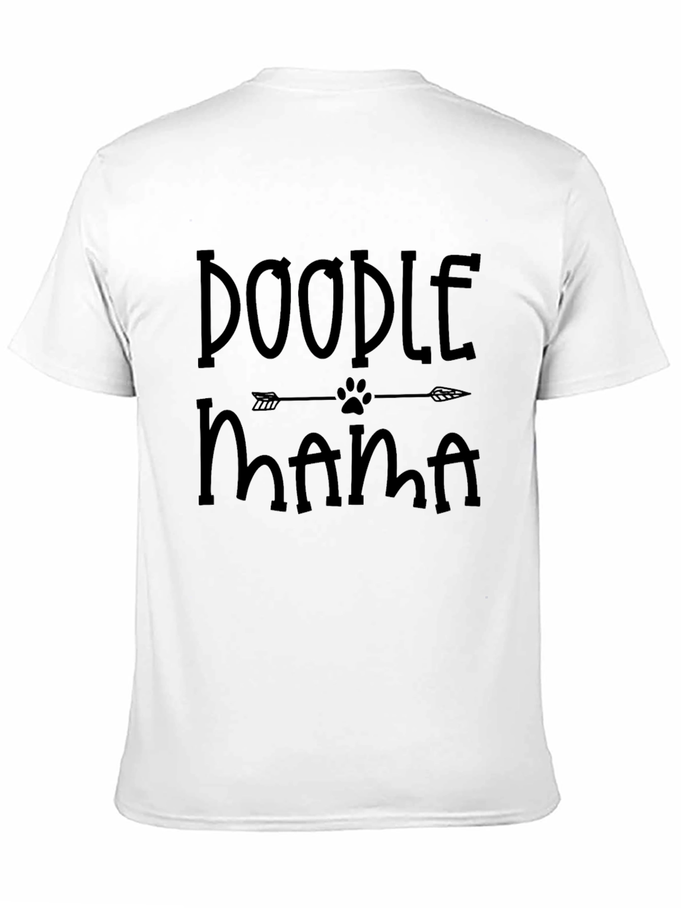 Doodle Mama Black Graphic T-Shirt