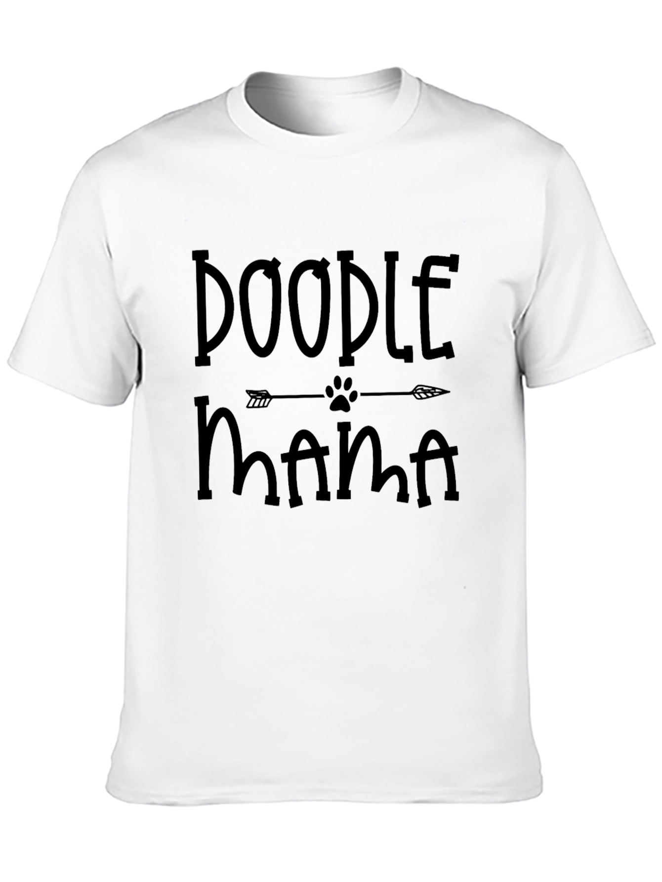 Doodle Mama Black Graphic T-Shirt
