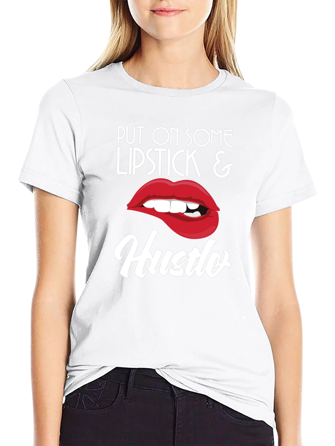 Lipstick & Hustle Graphic Tee