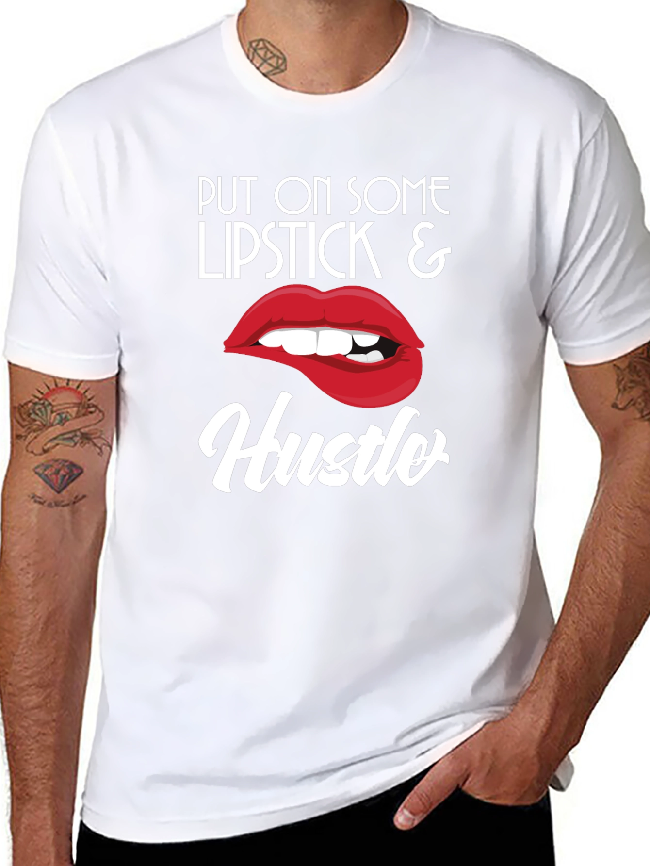 Lipstick & Hustle Graphic Tee