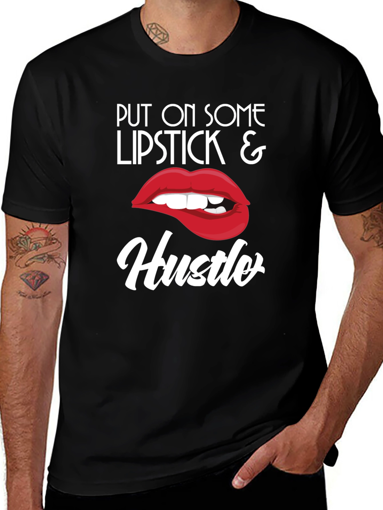 Lipstick & Hustle Graphic Tee