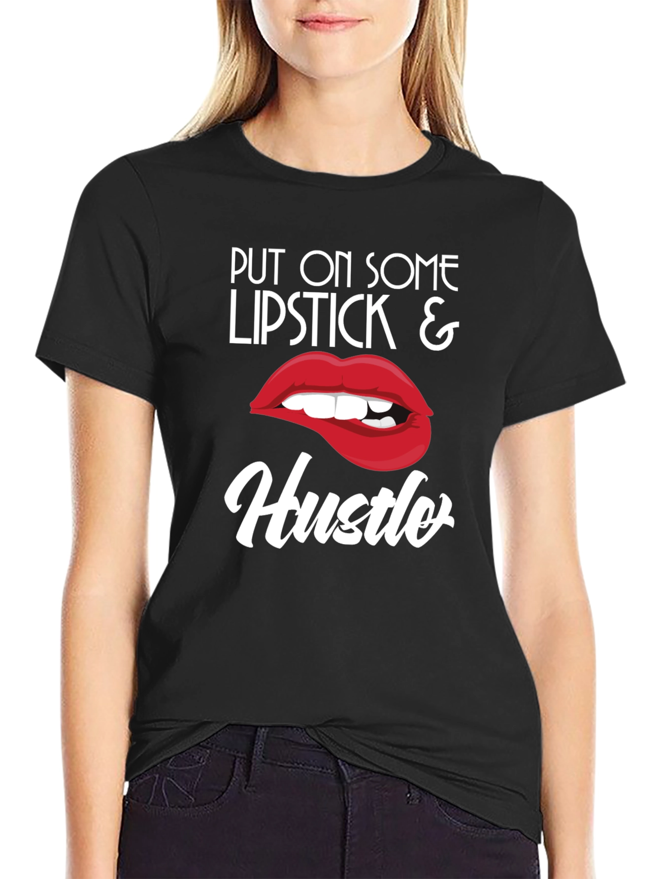 Lipstick & Hustle Graphic Tee