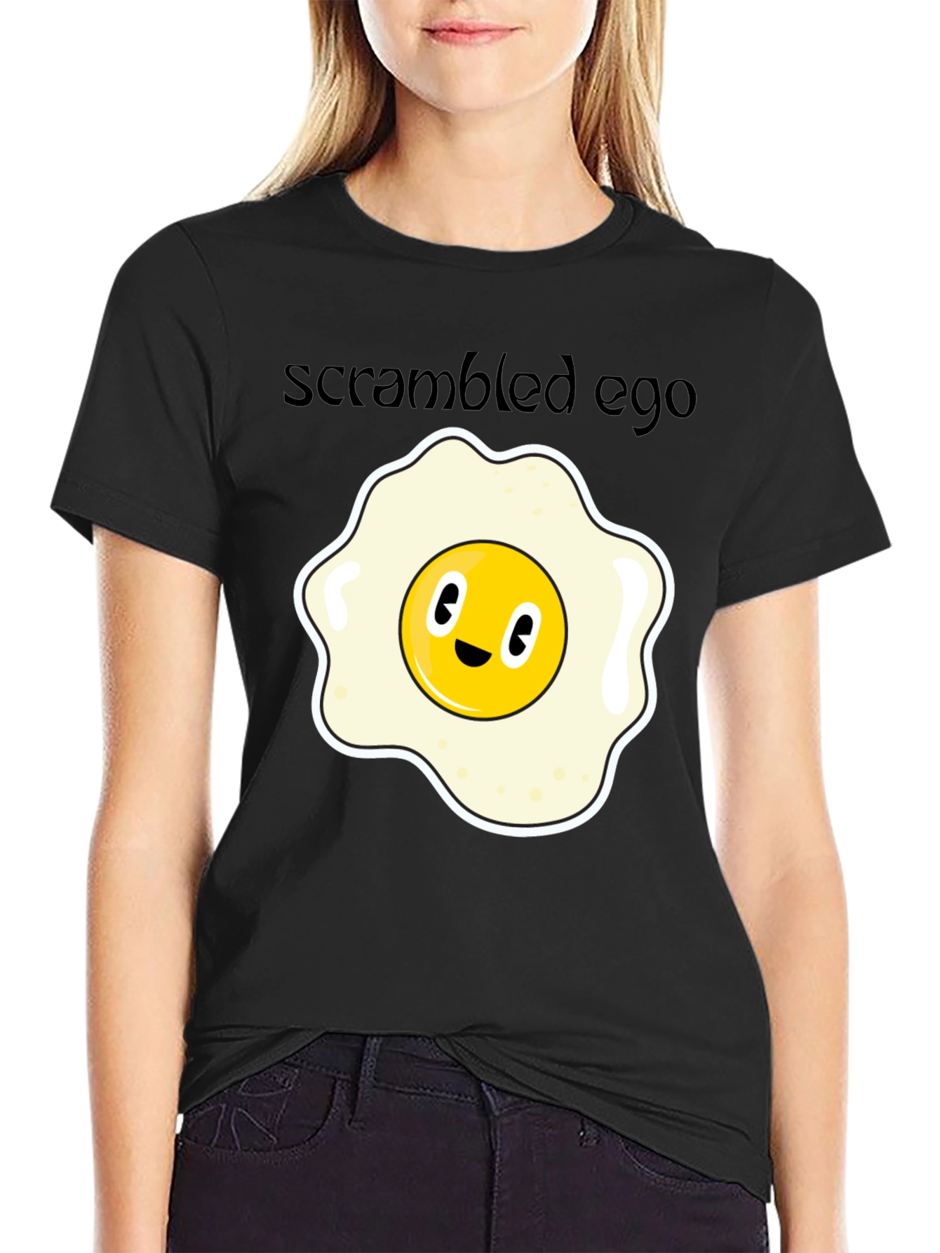 Scrambled Ego T-Shirt - Funny Egg Graphic Tee