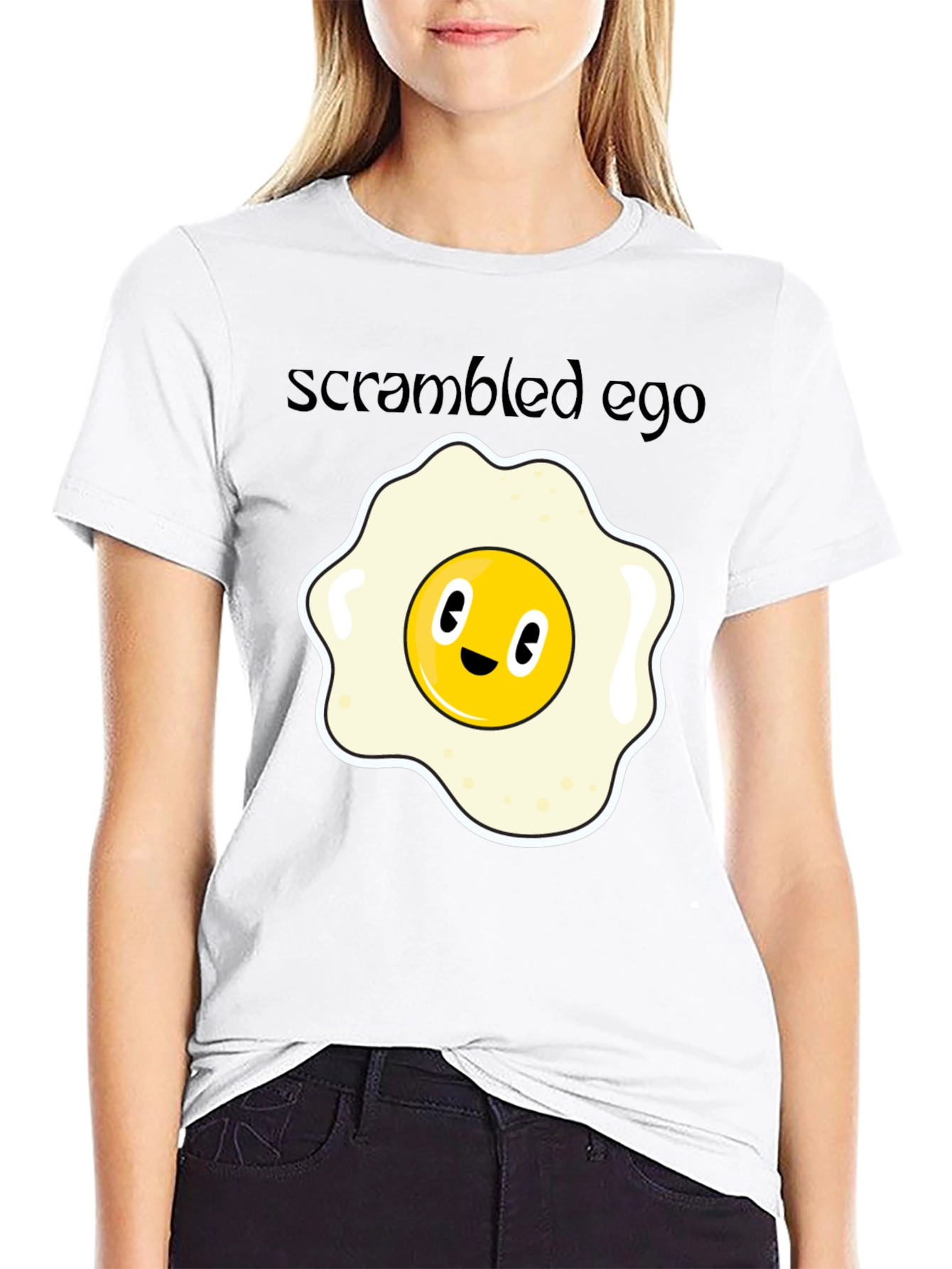 Scrambled Ego T-Shirt - Funny Egg Graphic Tee