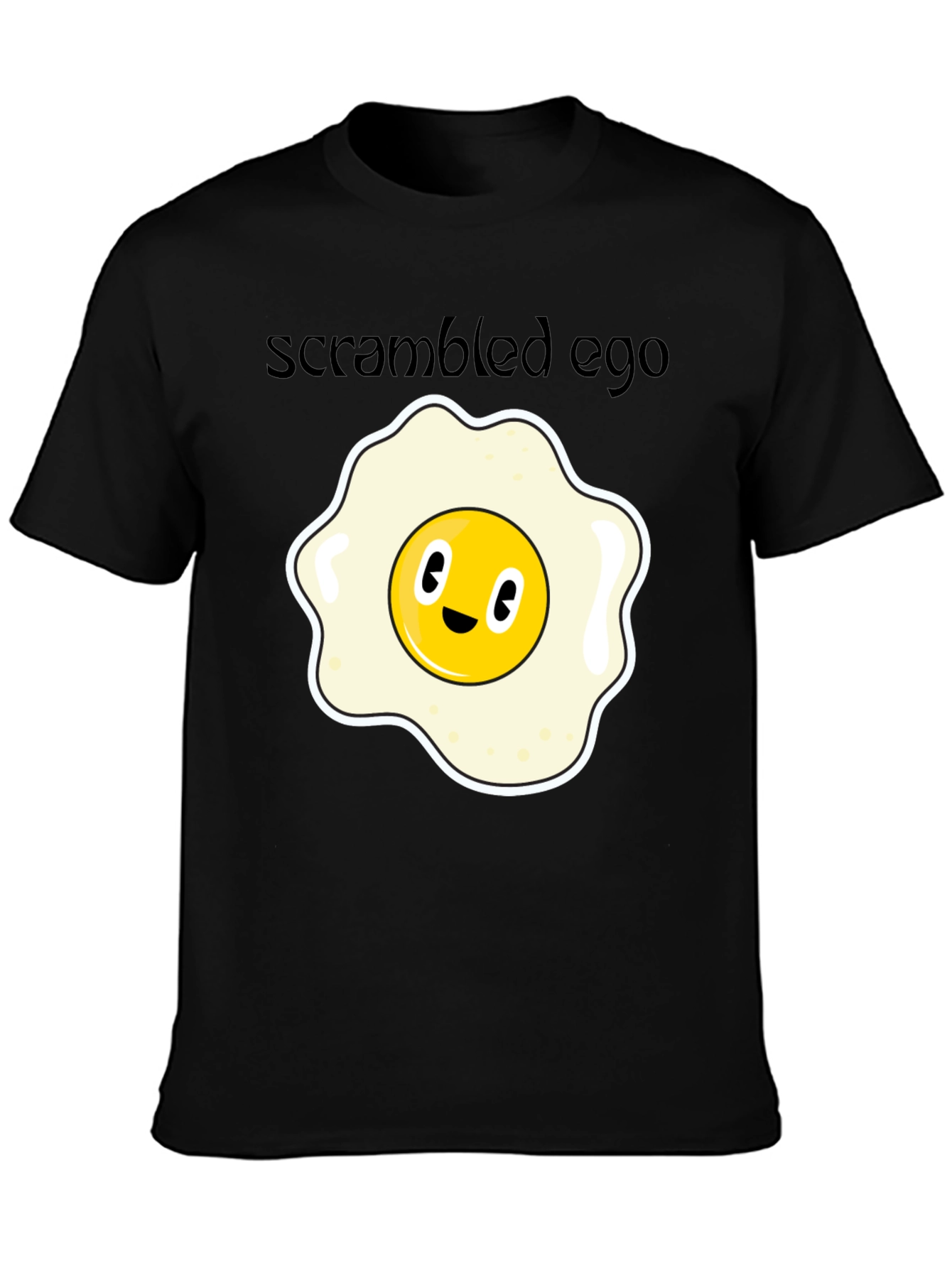 Scrambled Ego T-Shirt - Funny Egg Graphic Tee