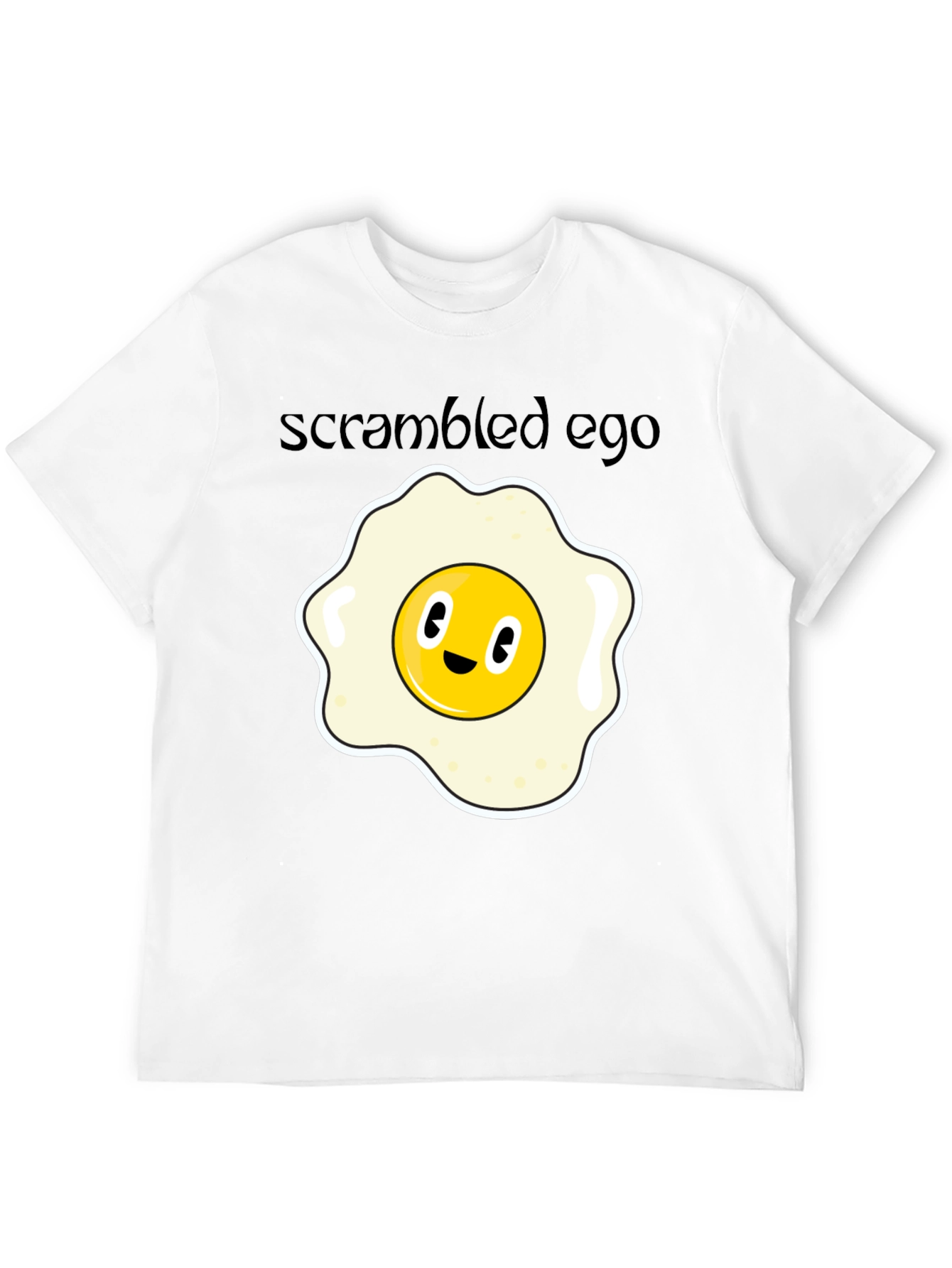 Scrambled Ego T-Shirt - Funny Egg Graphic Tee
