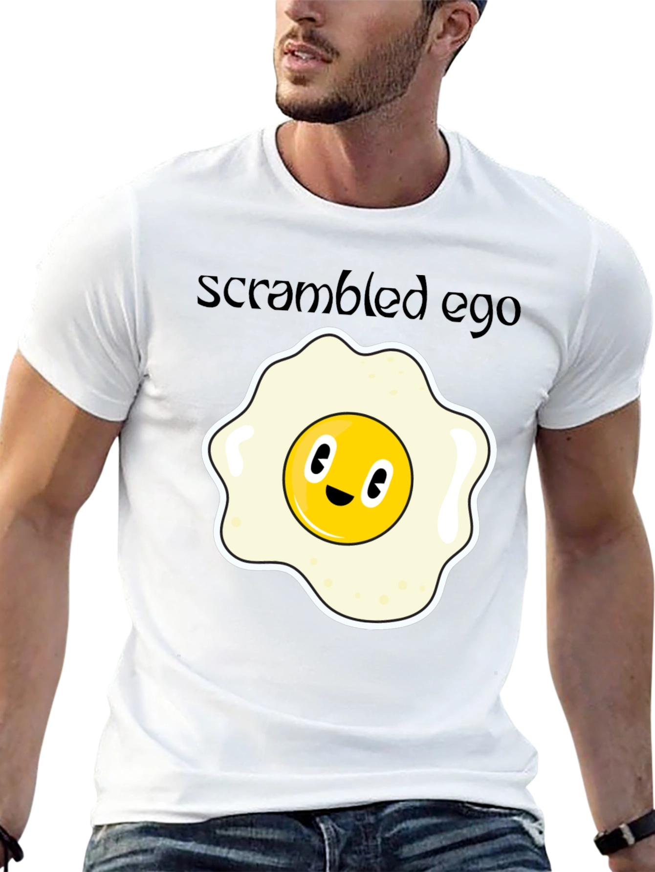 Scrambled Ego T-Shirt - Funny Egg Graphic Tee