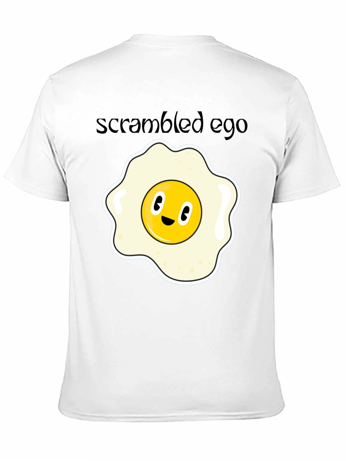 Scrambled Ego T-Shirt - Funny Egg Graphic Tee