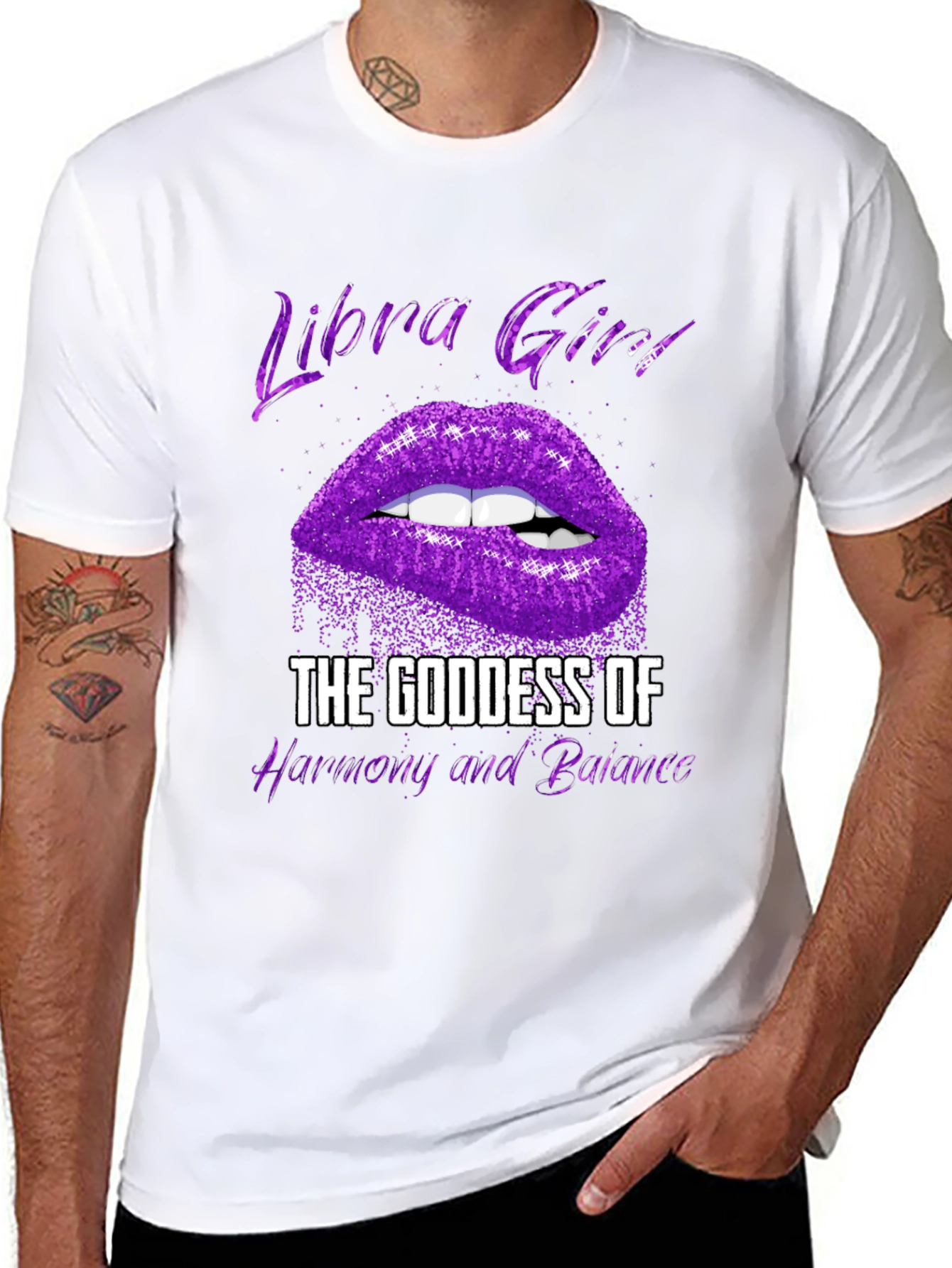 Libra Girl Goddess Tee - Harmony and Balance
