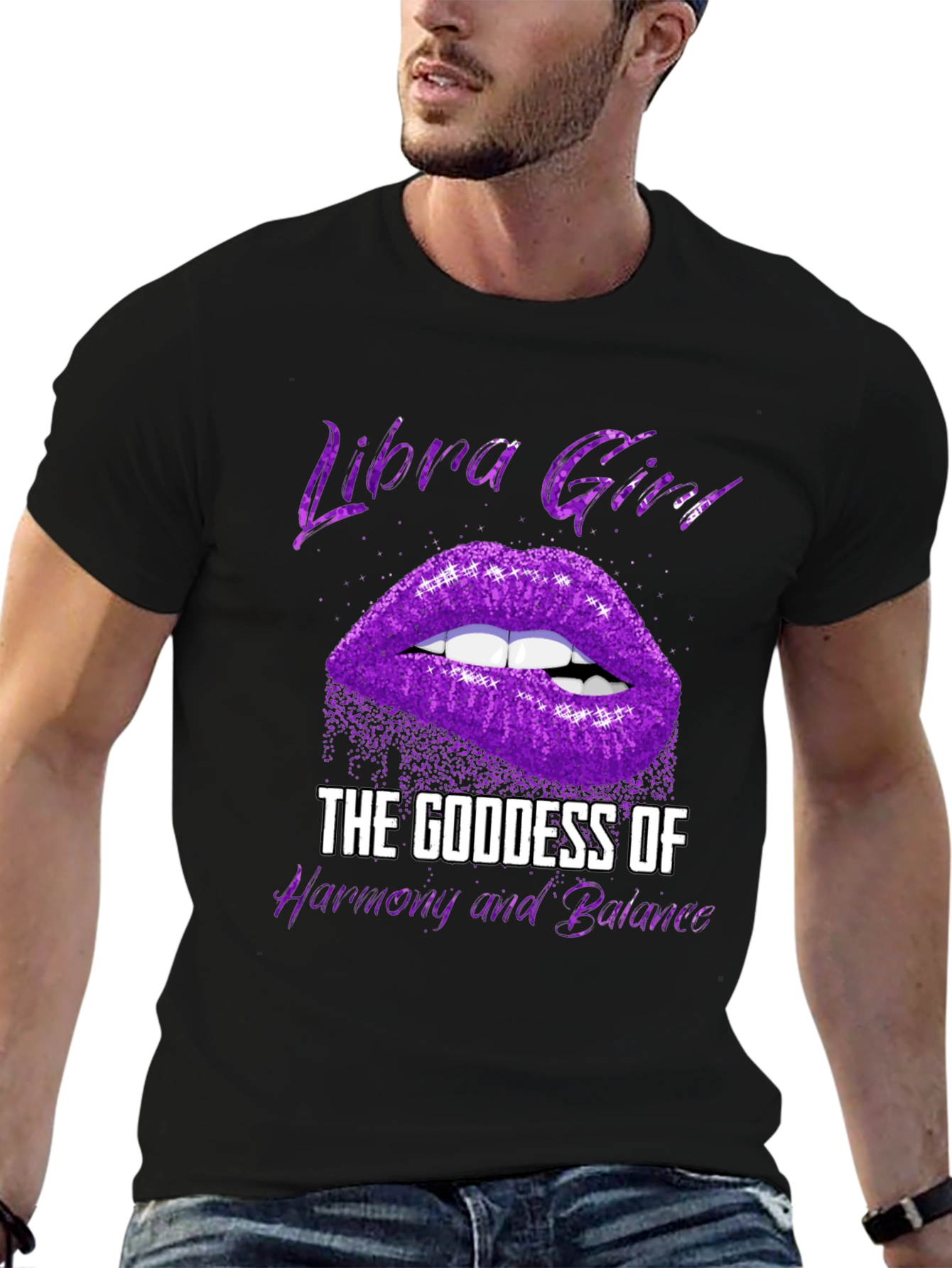 Libra Girl Goddess Tee - Harmony and Balance
