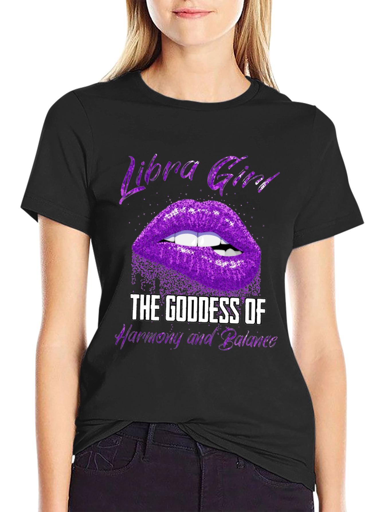 Libra Girl Goddess Tee - Harmony and Balance