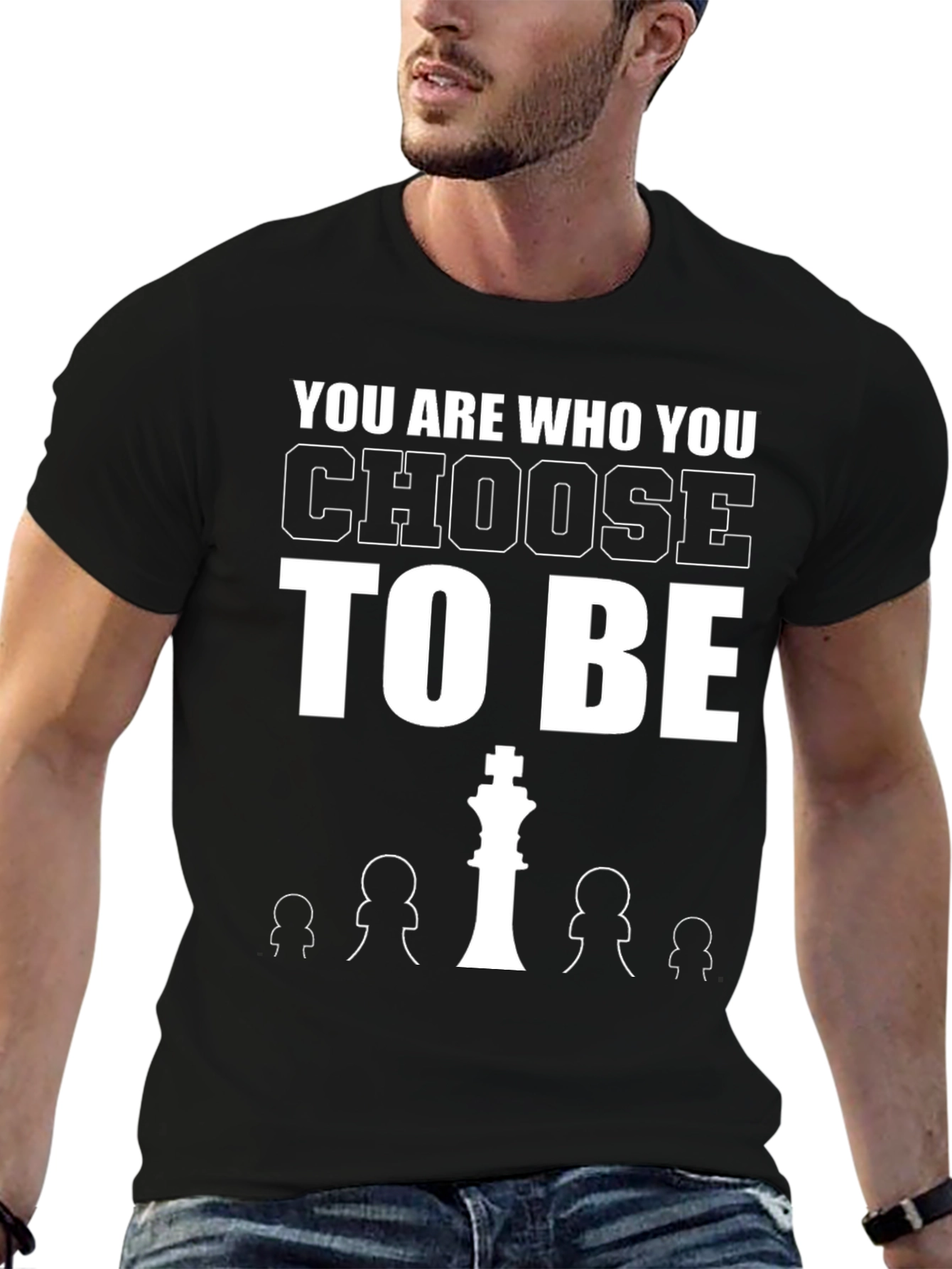 Chess King Graphic Tee - Choose To Be T-Shirt