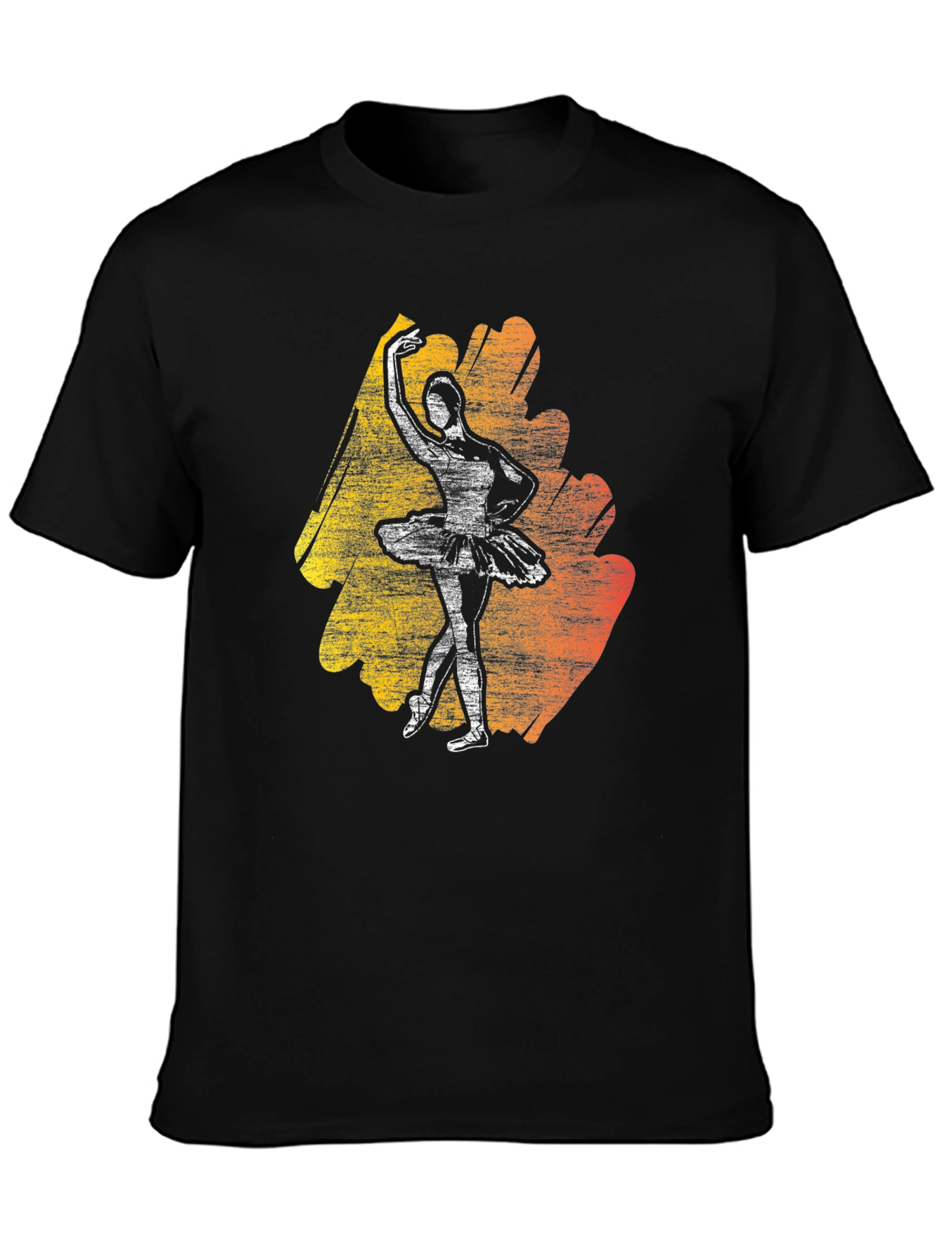 Ballerina Graphic Tee - Stylish Dance T-Shirt