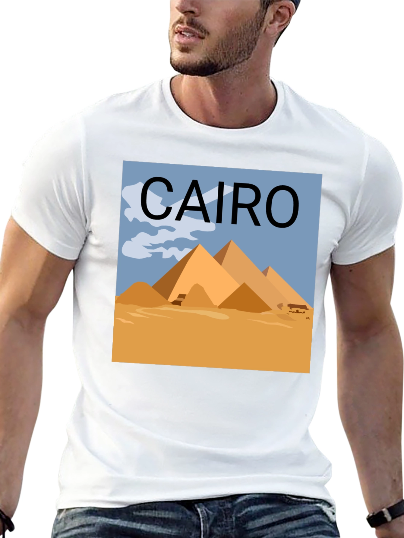 Cairo Egypt Pyramids Graphic T-Shirt