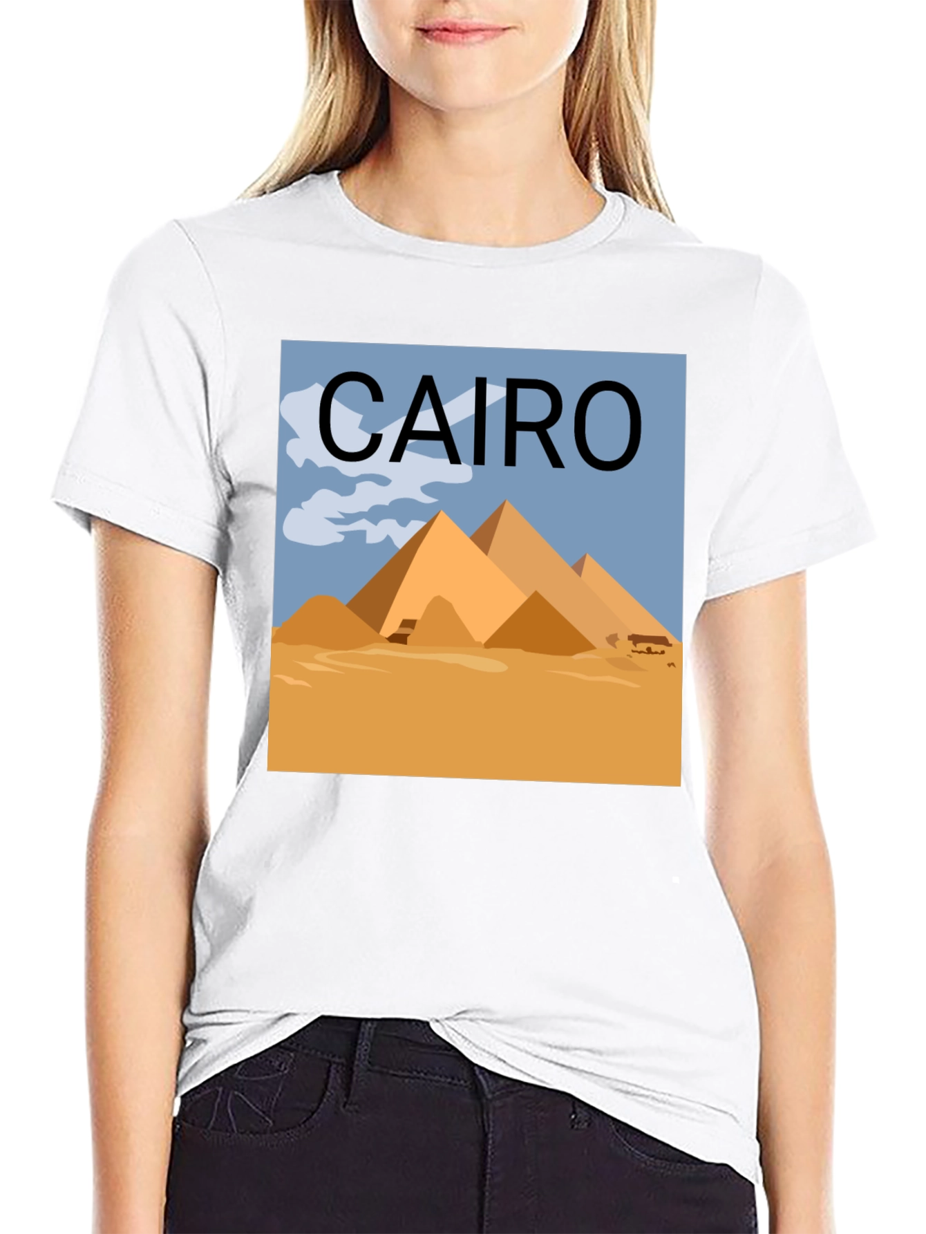 Cairo Egypt Pyramids Graphic T-Shirt