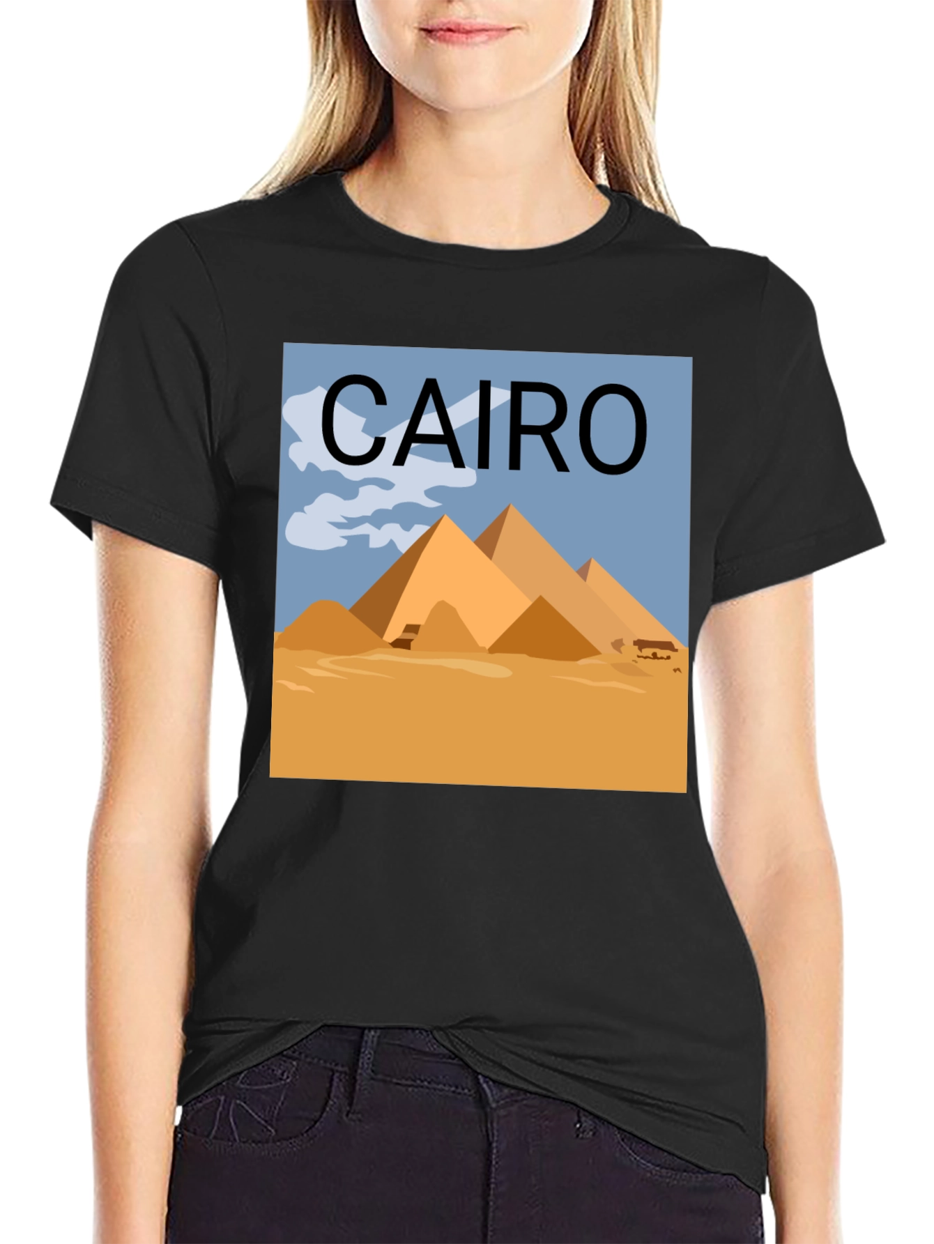Cairo Egypt Pyramids Graphic T-Shirt