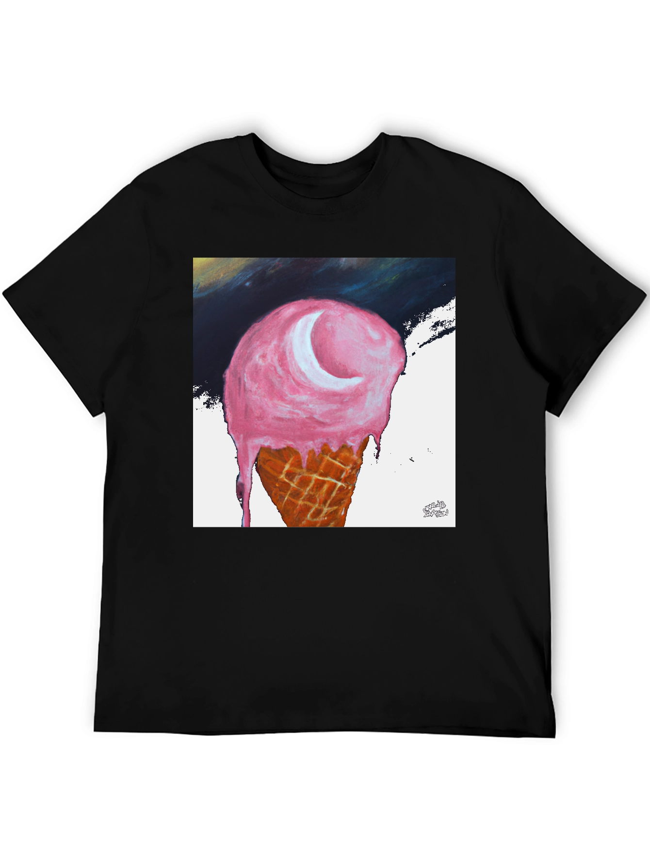Ice Cream Moon Graphic Tee - Unisex