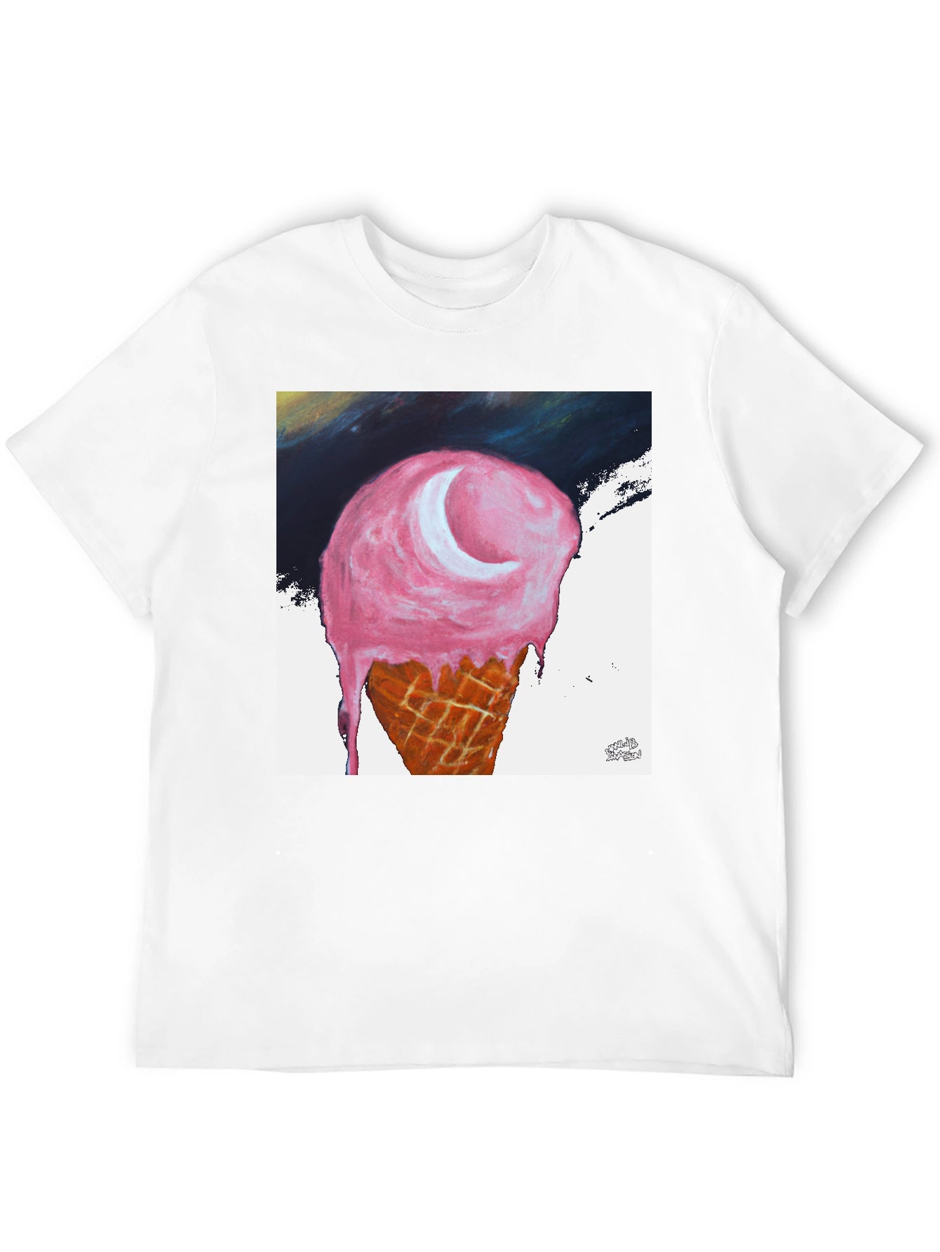 Ice Cream Moon Graphic Tee - Unisex