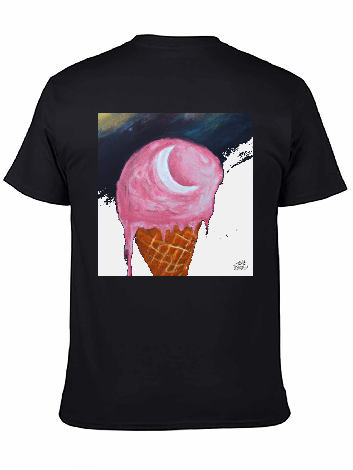 Ice Cream Moon Graphic Tee - Unisex