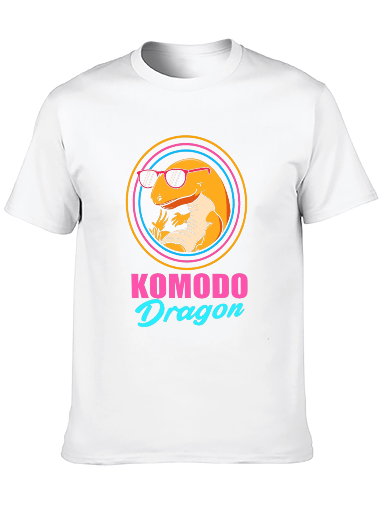 Komodo Dragon Graphic Tee - Cool Lizard Design