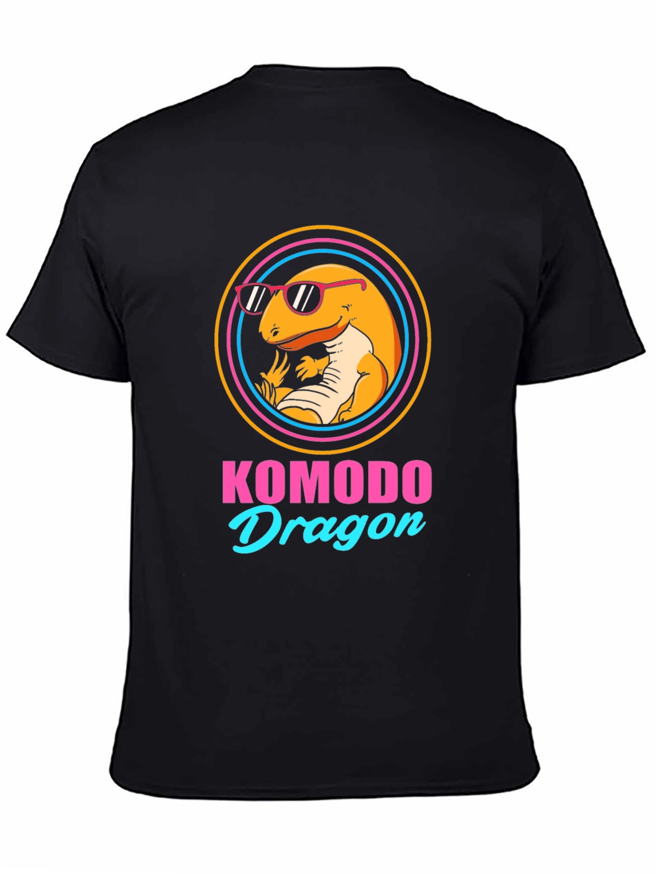 Komodo Dragon Graphic Tee - Cool Lizard Design
