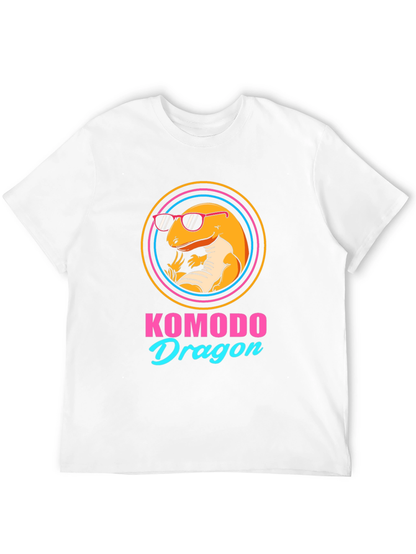 Komodo Dragon Graphic Tee - Cool Lizard Design