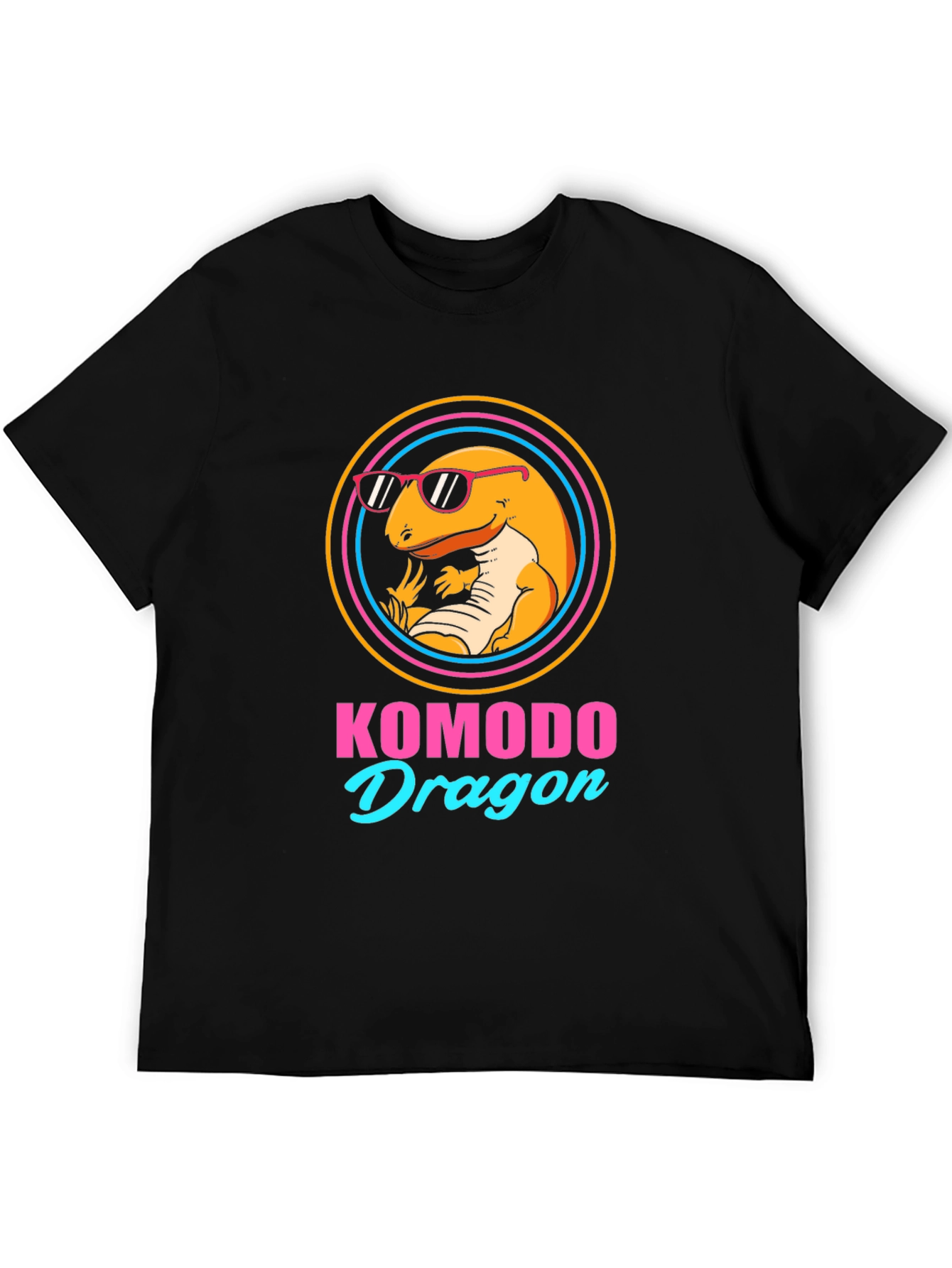 Komodo Dragon Graphic Tee - Cool Lizard Design