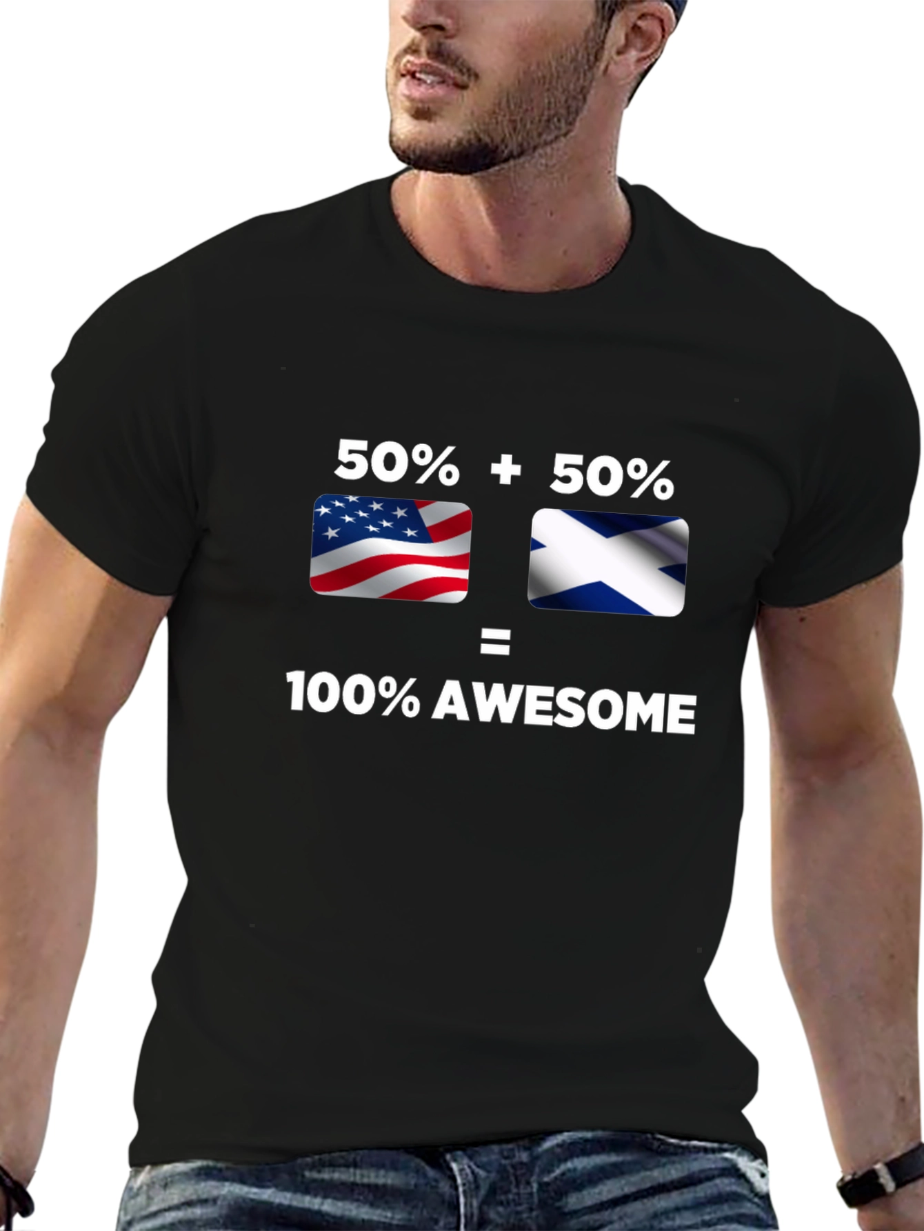 Awesome USA & Scotland Tee