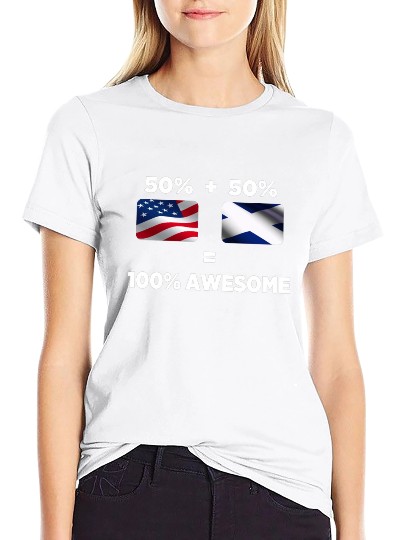 Awesome USA & Scotland Tee